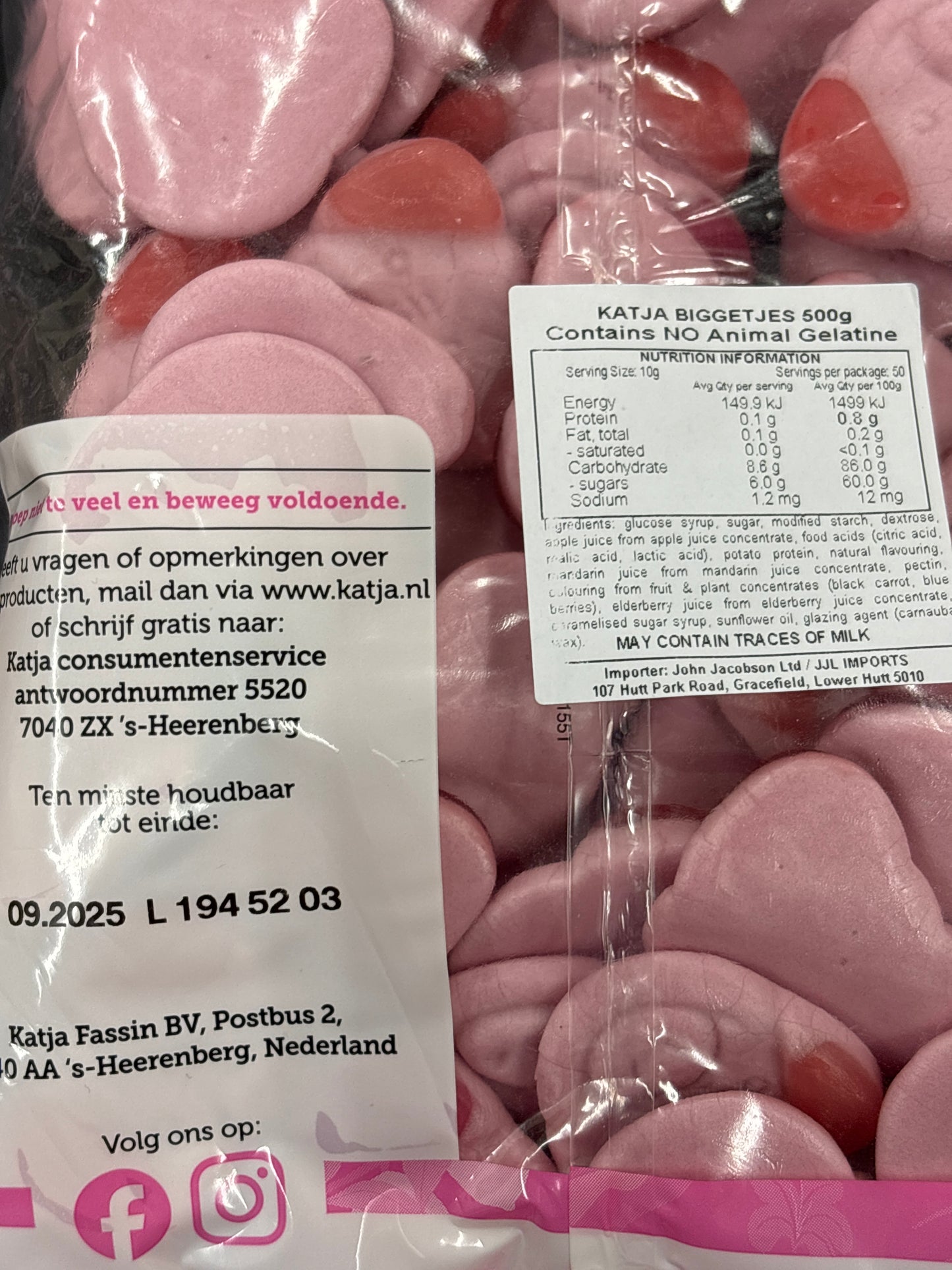 Katja Biggetjes (pink pigs/Percy Pigs)