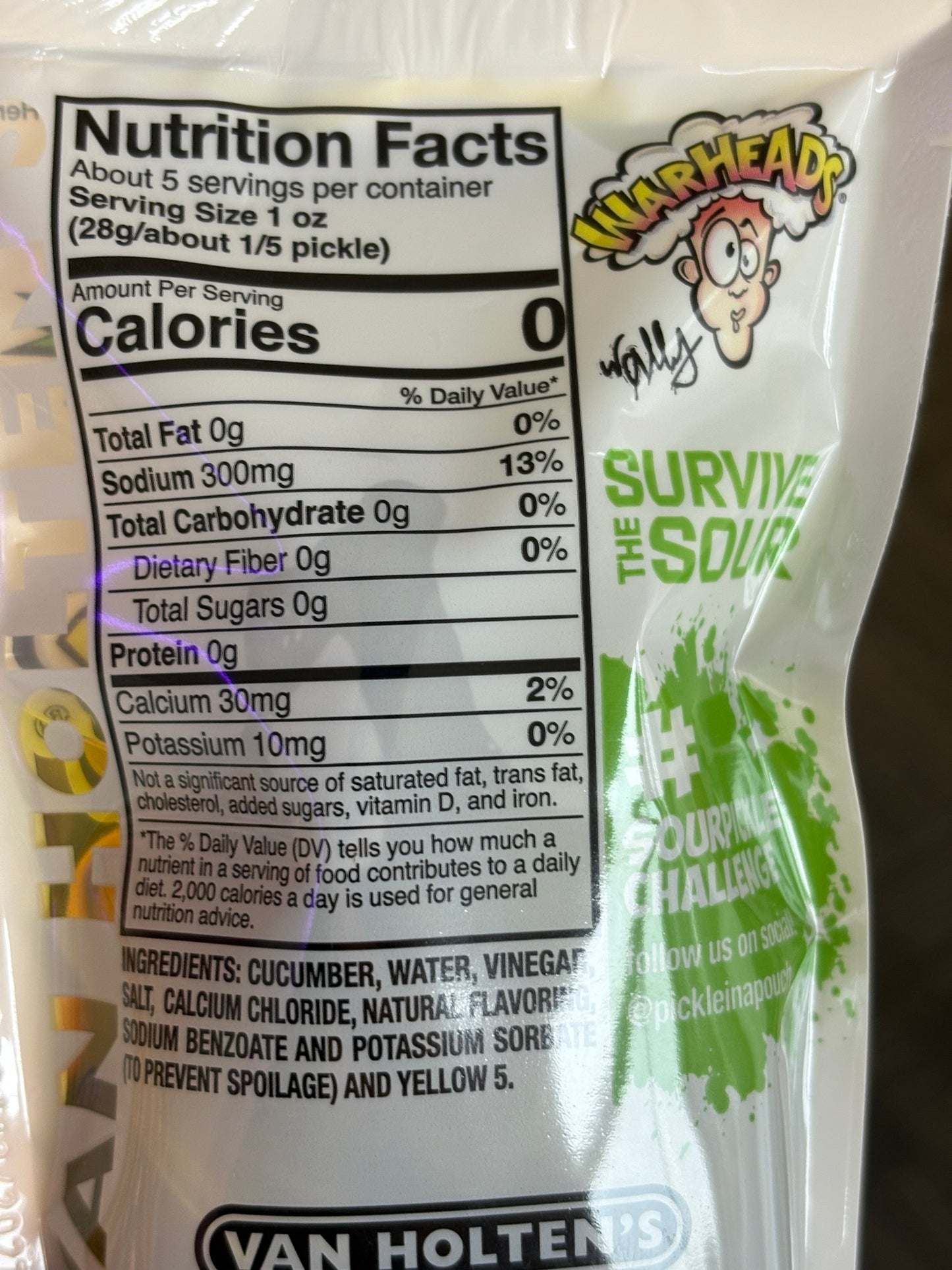 Van Holten’s Warheads Sour Dill Pickle