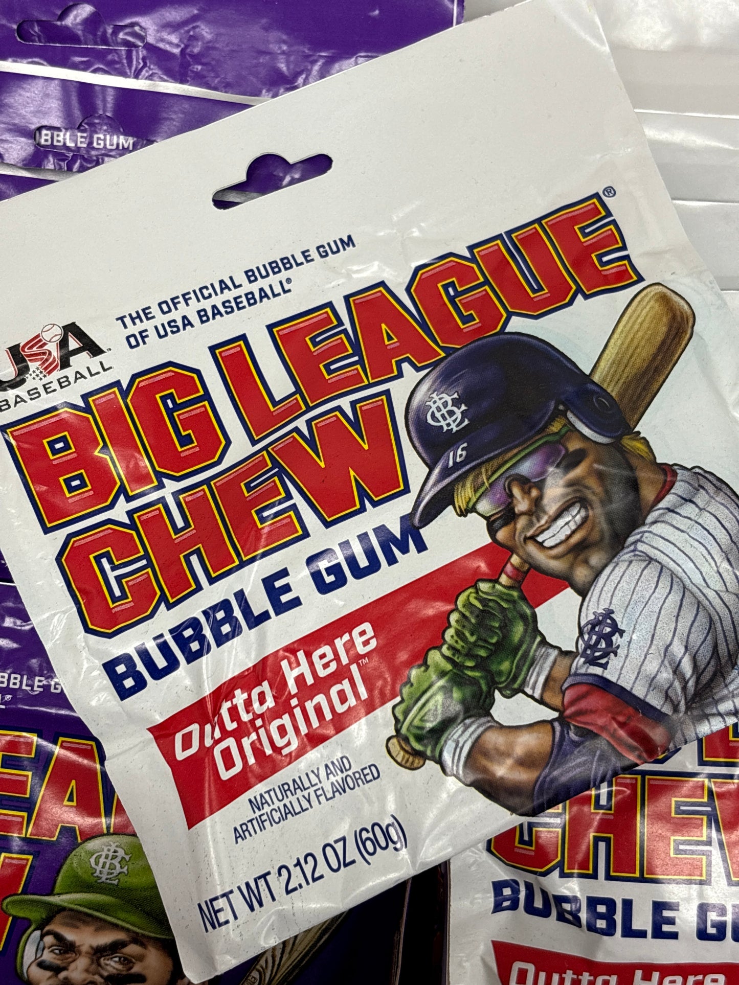 Big League Chew Bubble Gum 60g