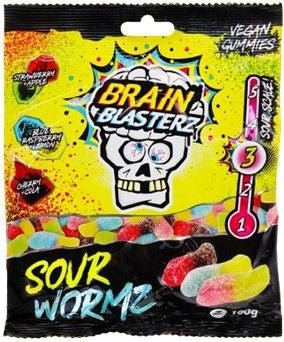 Brain Blasterz Sour Wormz