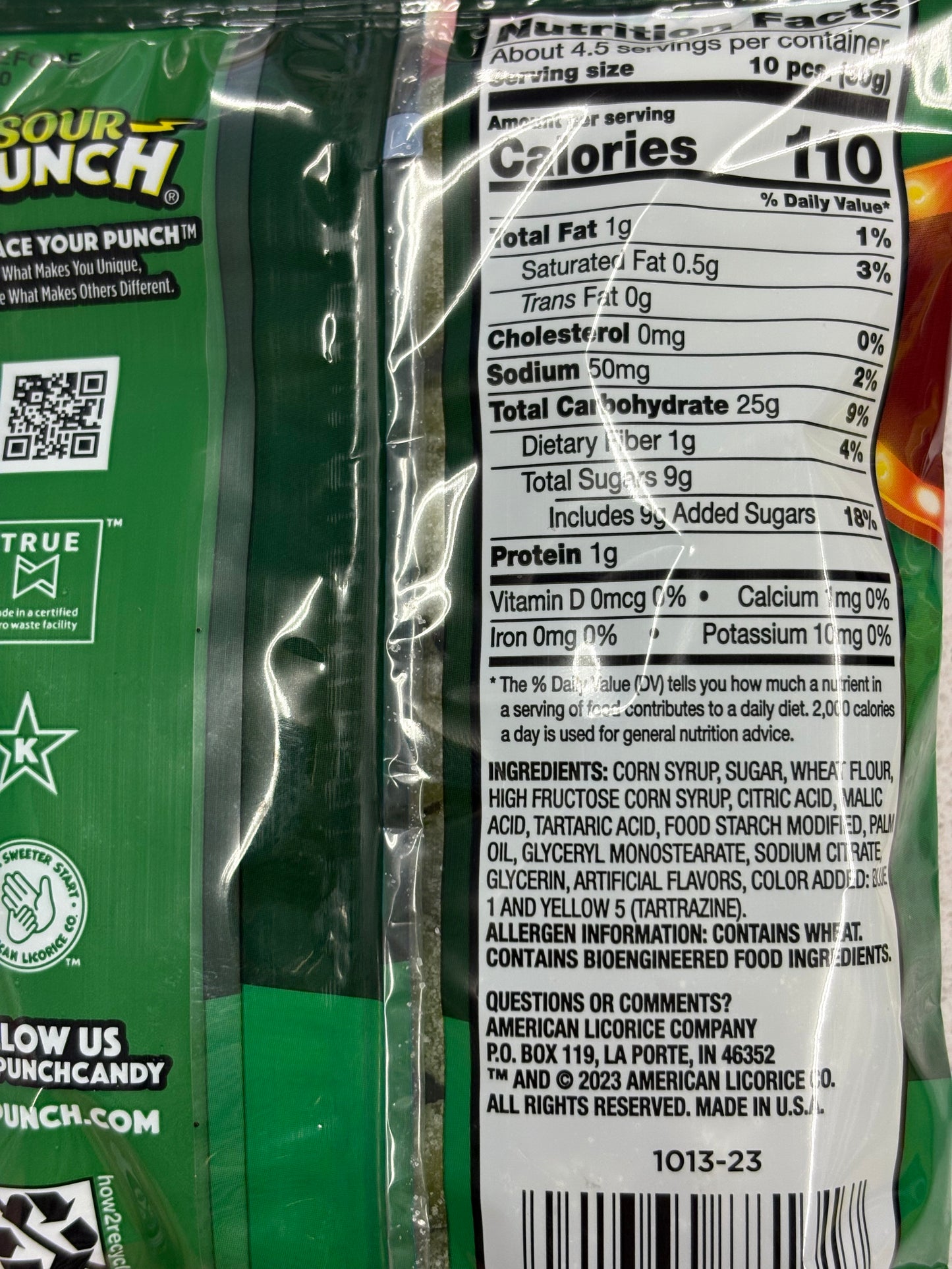 Sour Punch Bites Pickle Roulette 142g