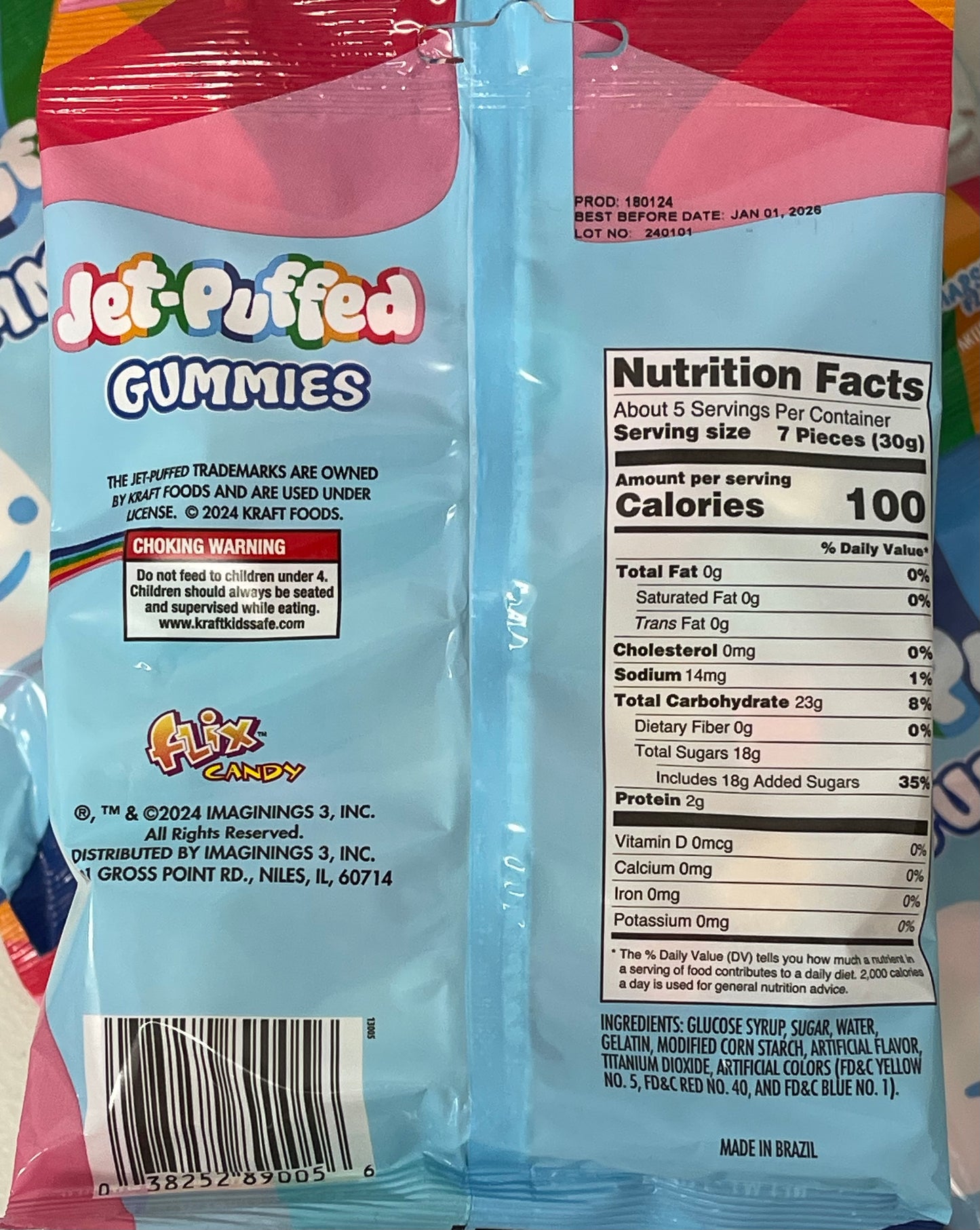 Jet Puffed Gummies 142g REDUCED