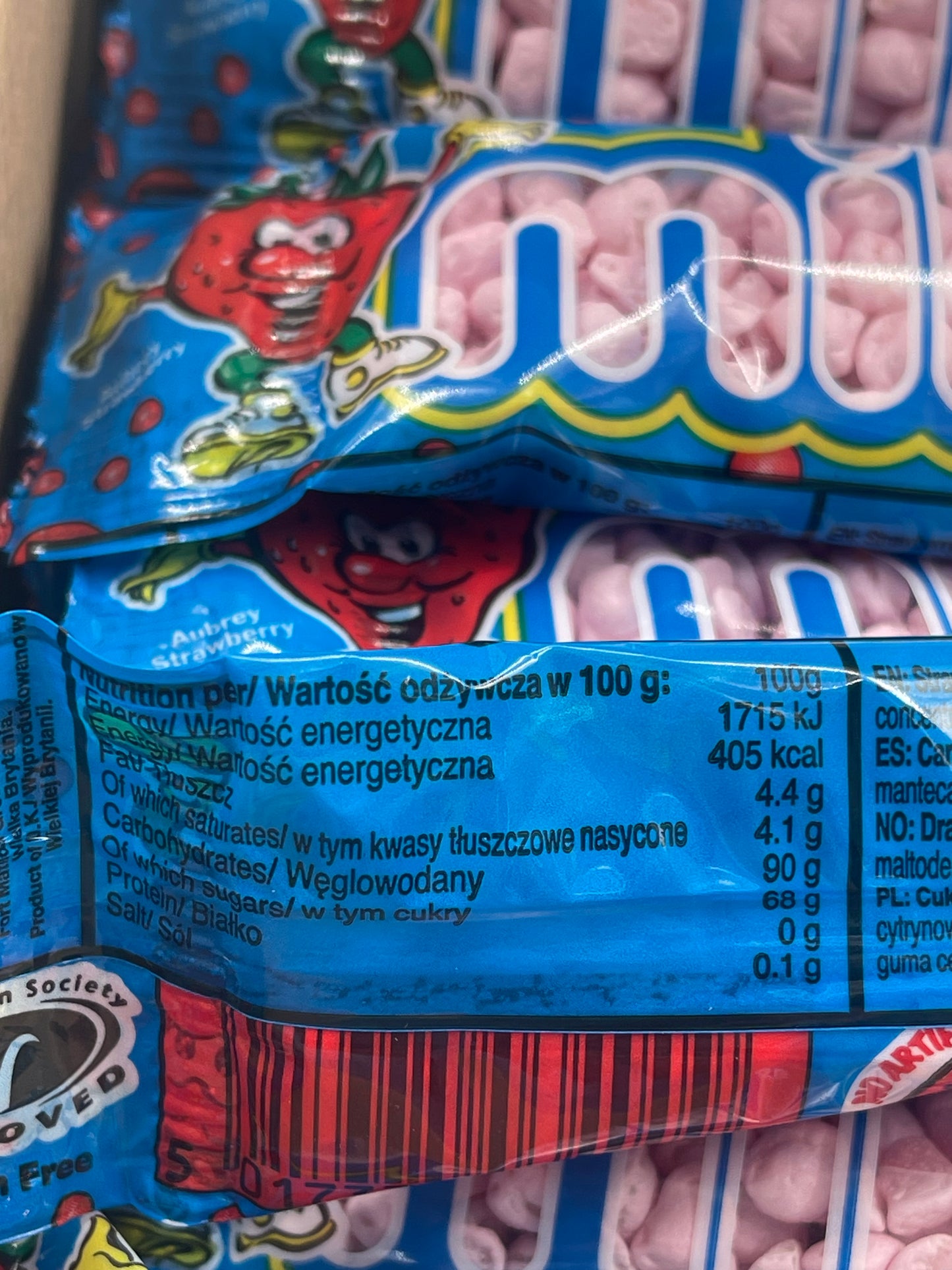 *SPECIAL* Millions Strawberry Tubes 45g