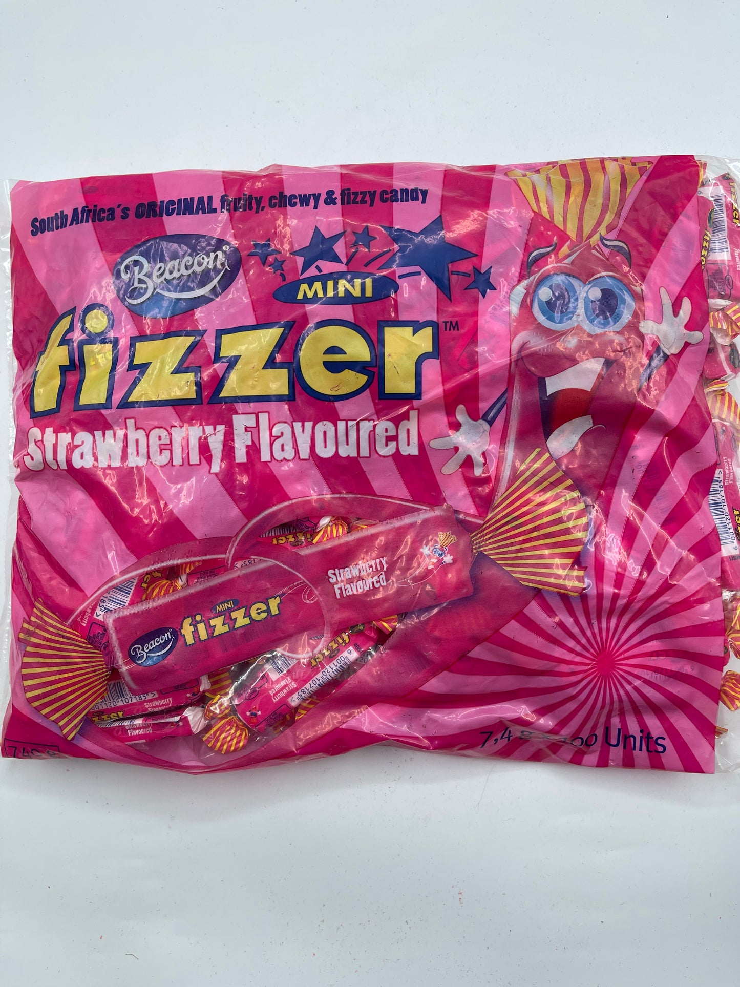 Beacon Mini Fizzer Strawberry Full Bag 100 x 7.4g