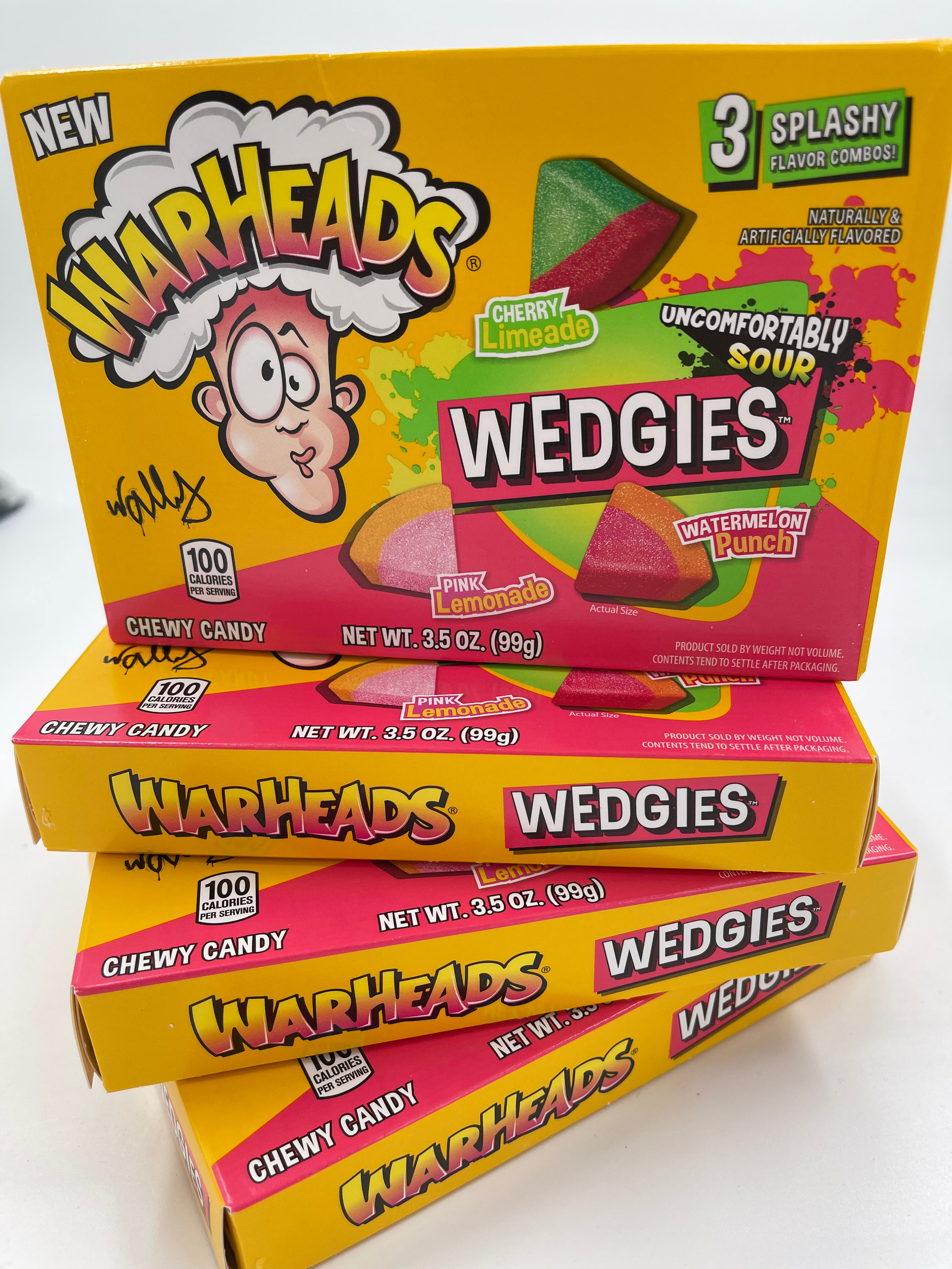 Warheads Wedgies Theatre Box 99g Sugar Boom 