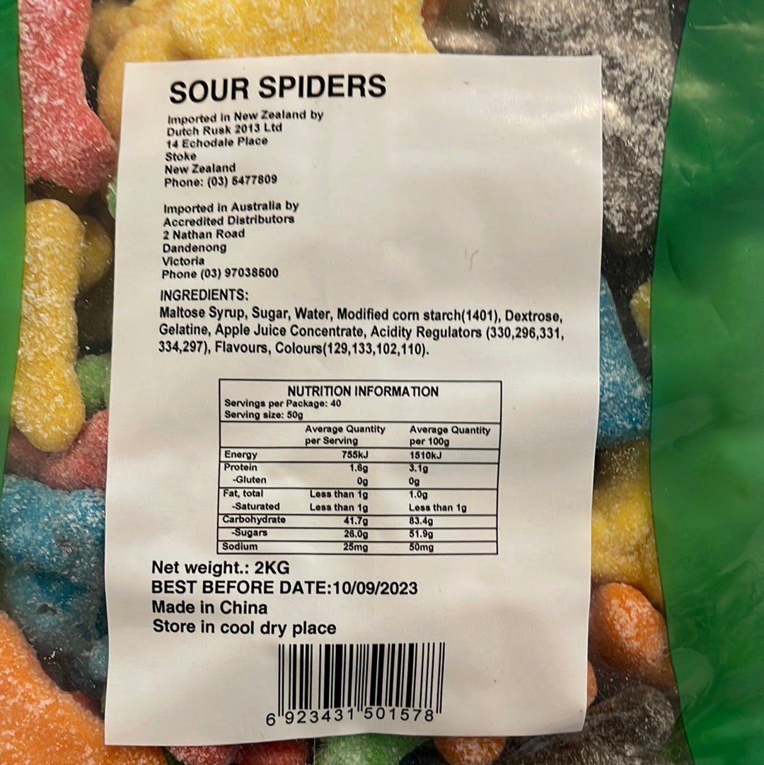 Sour Spiders