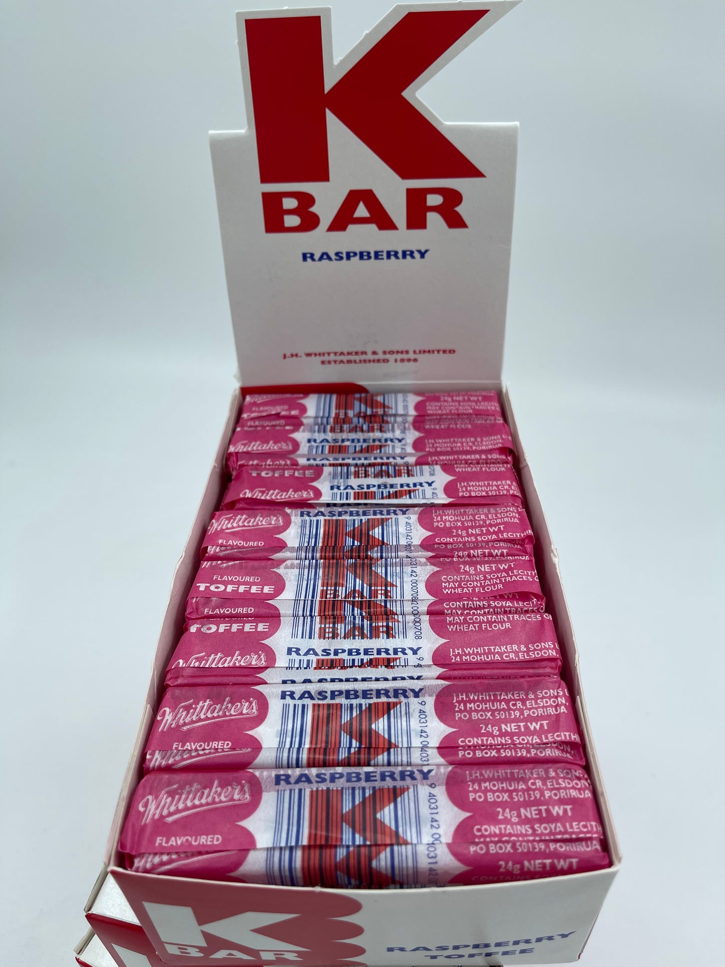 Whittaker’s Raspberry K Bar **FULL BOX SPECIAL ON NOW**