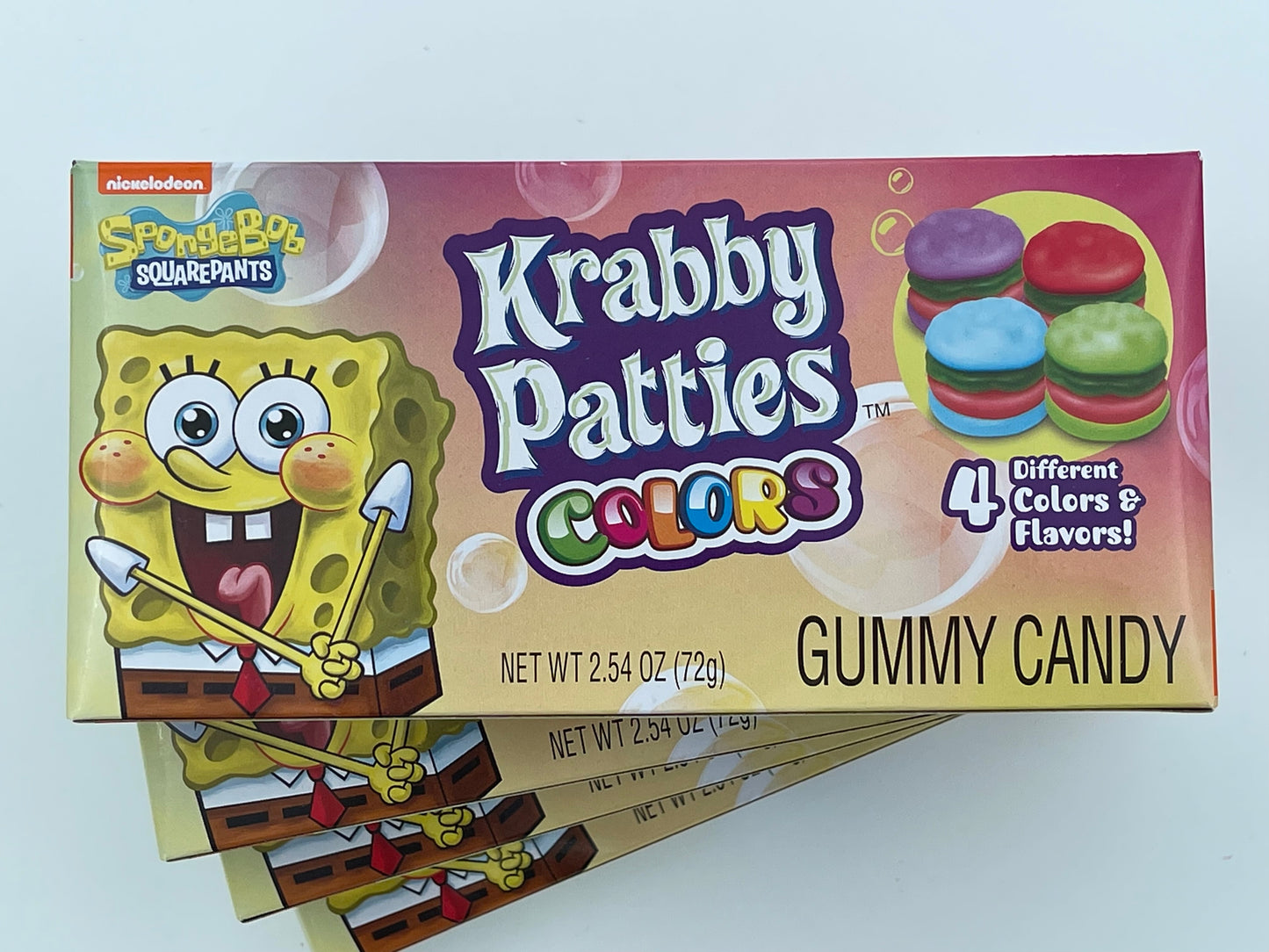 SpongeBob Krabby Patties Colours Theatre Box 72g