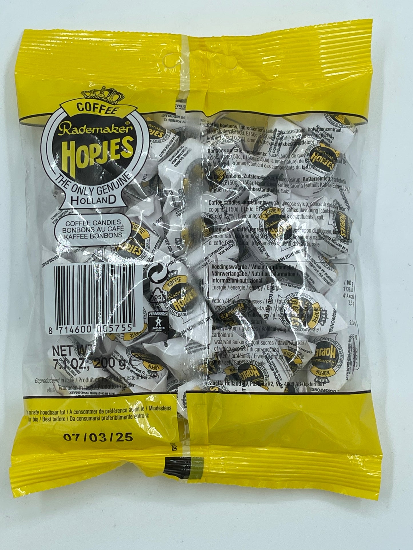 Rademaker Hopjes Coffee Candies 200g