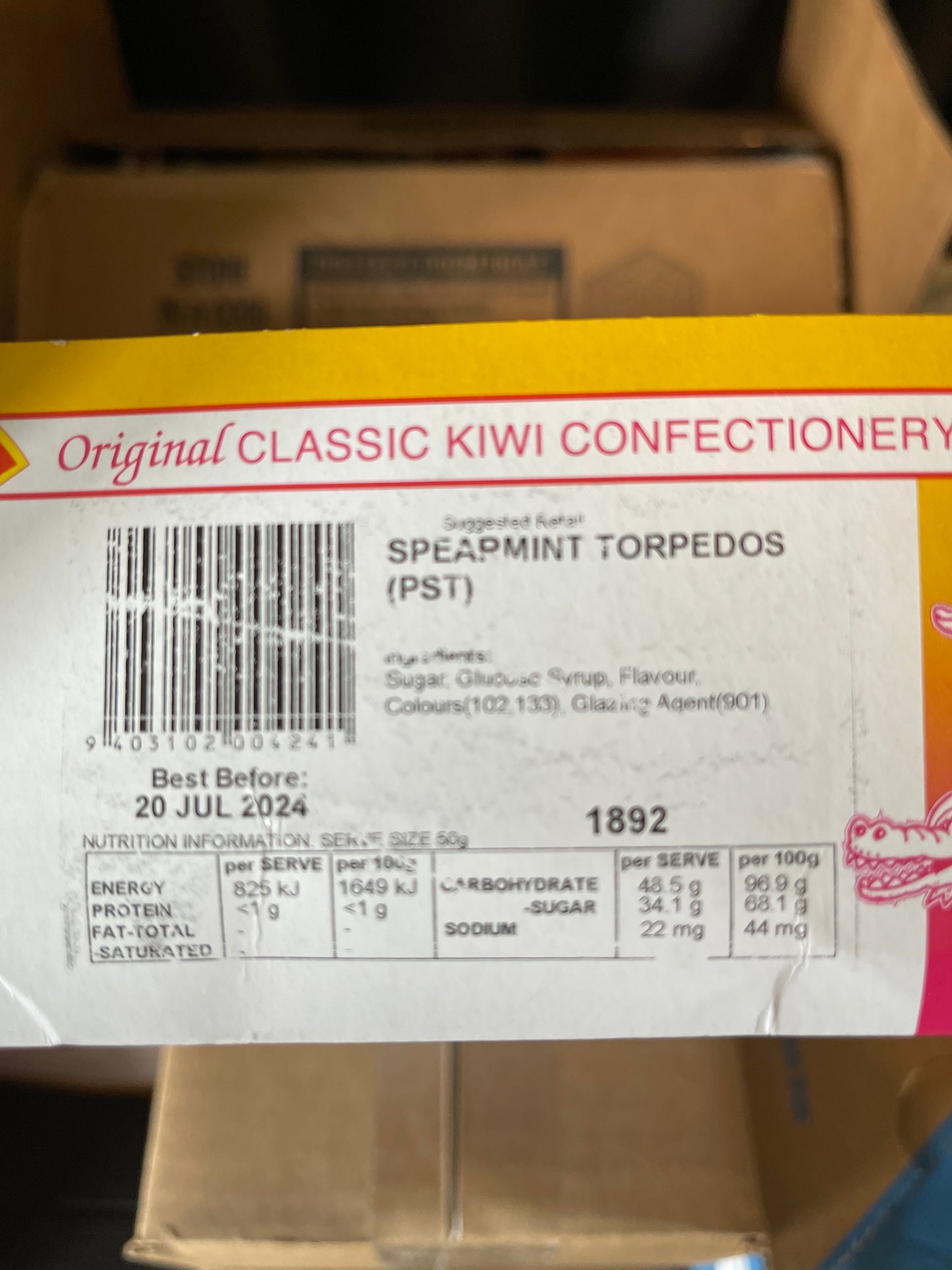 Mayceys Spearmint Torpedoes