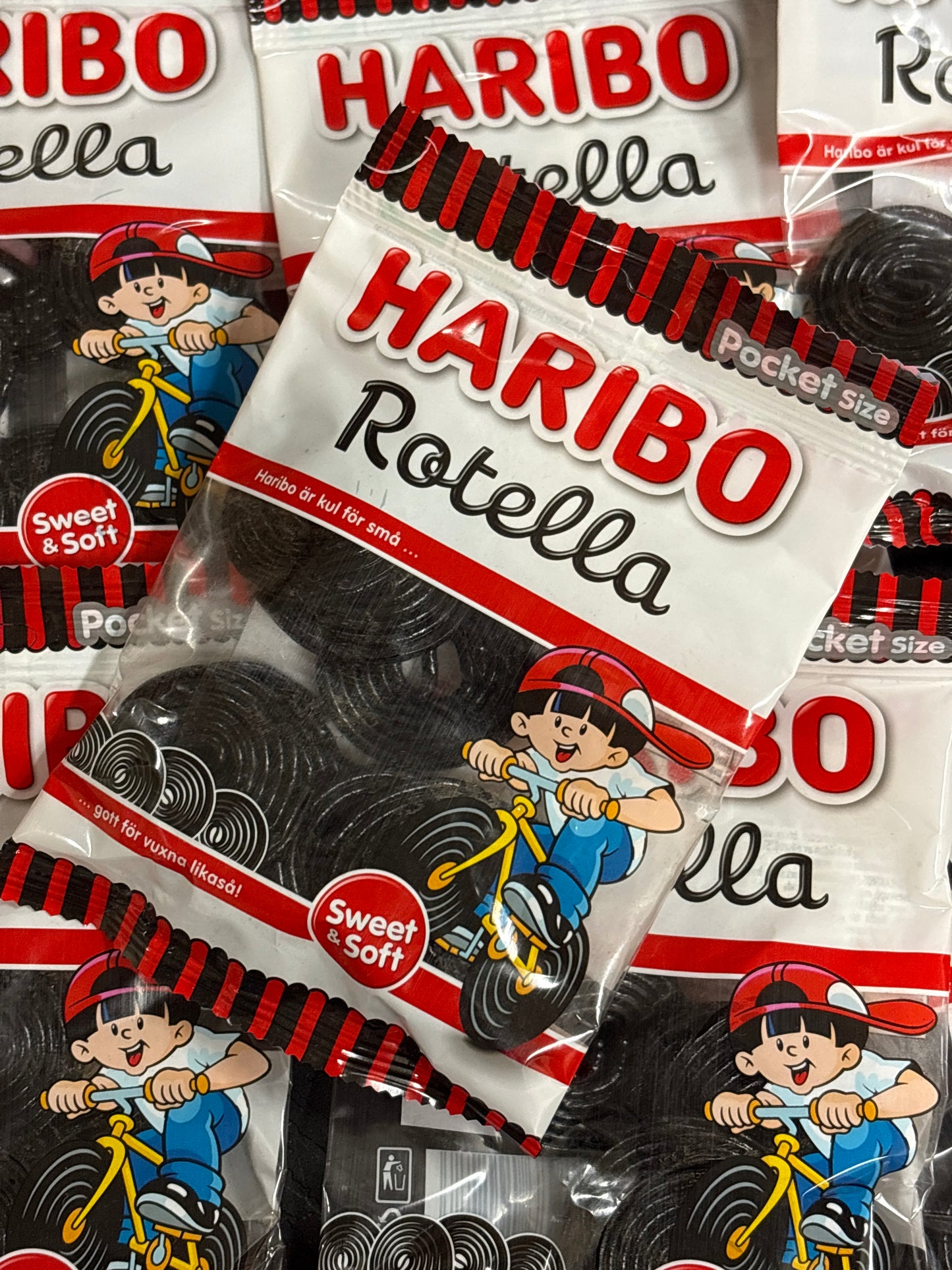 Haribo Rotella Licorice 80g REDUCED