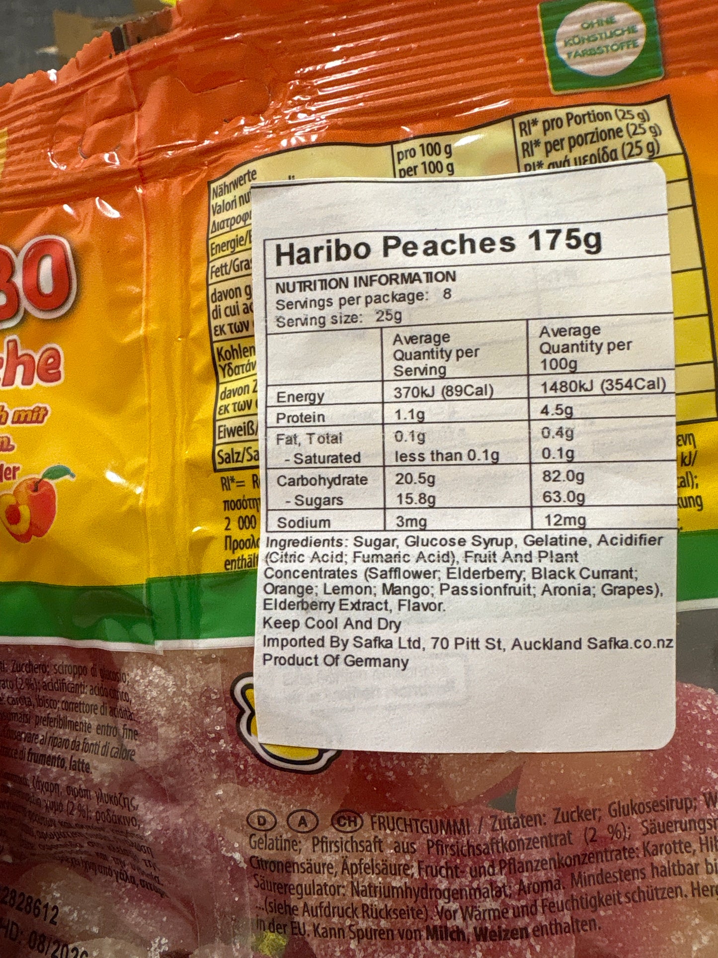 Haribo Pfirsiche (Peaches) 175g