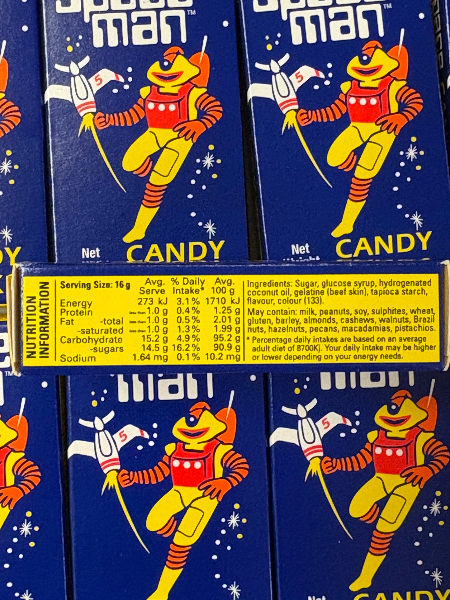 Spaceman Candy Sticks 16g