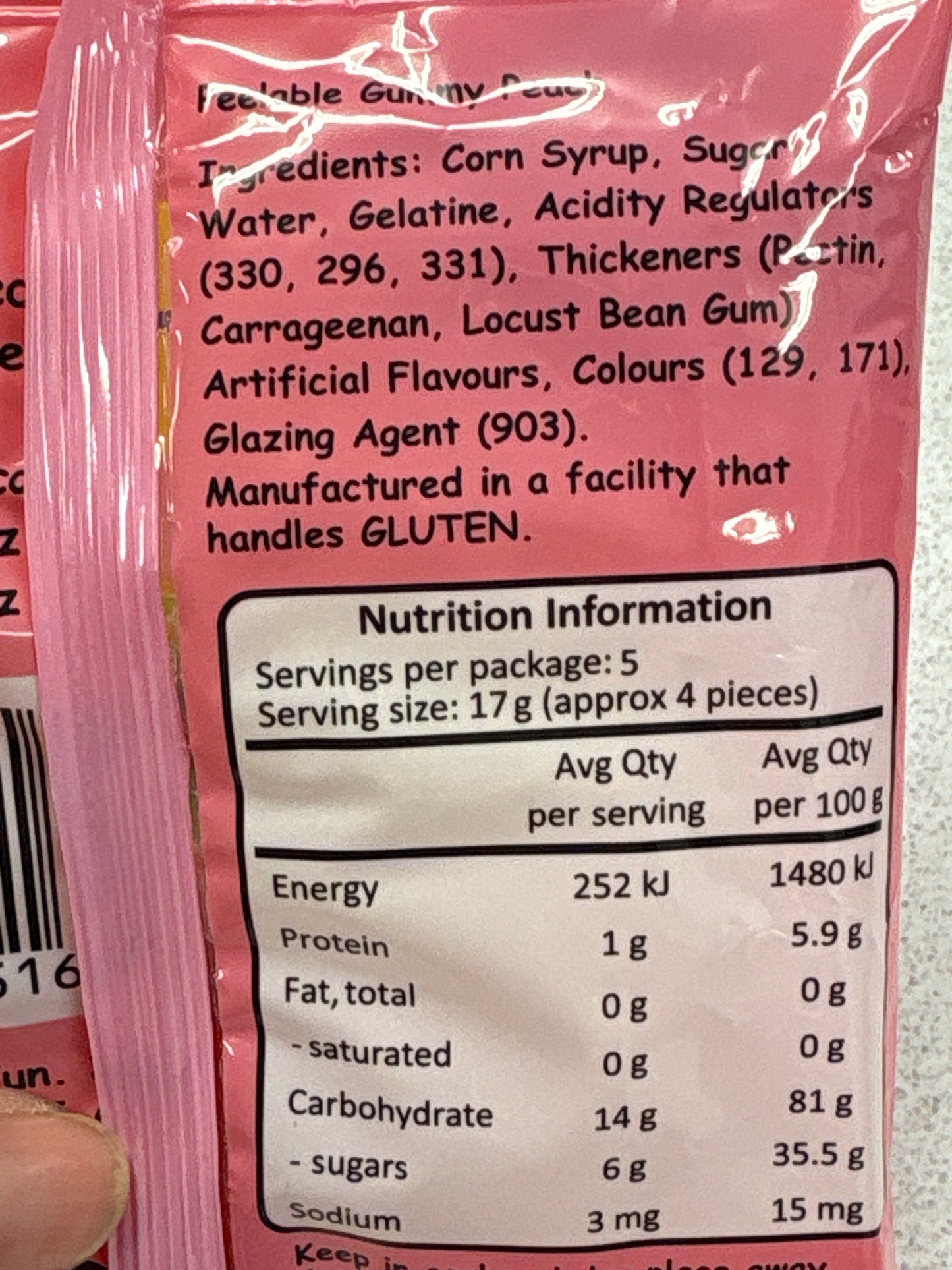 Peelable Gummies 85g