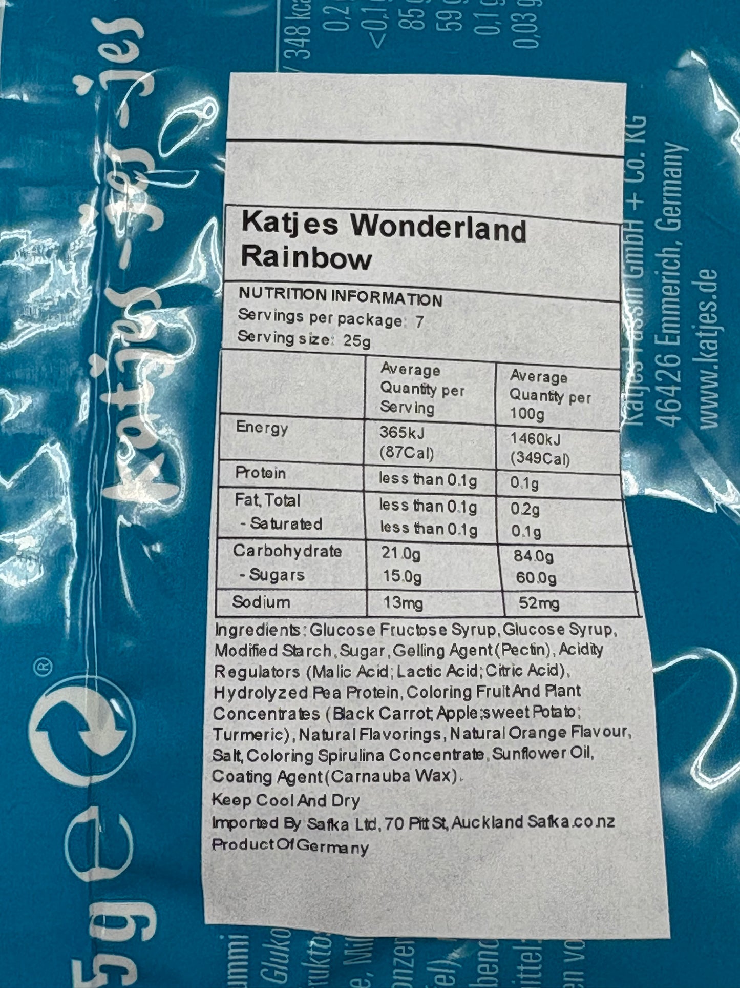 Katjes Wunderland Rainbow 175g