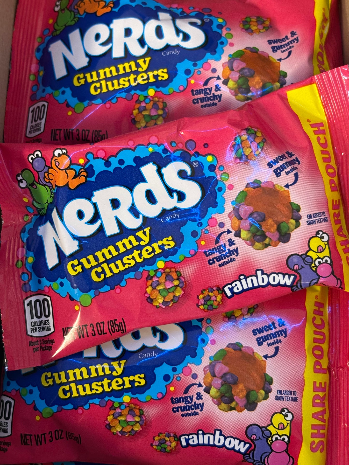 Nerds Gummy Clusters Share Pouch 85g