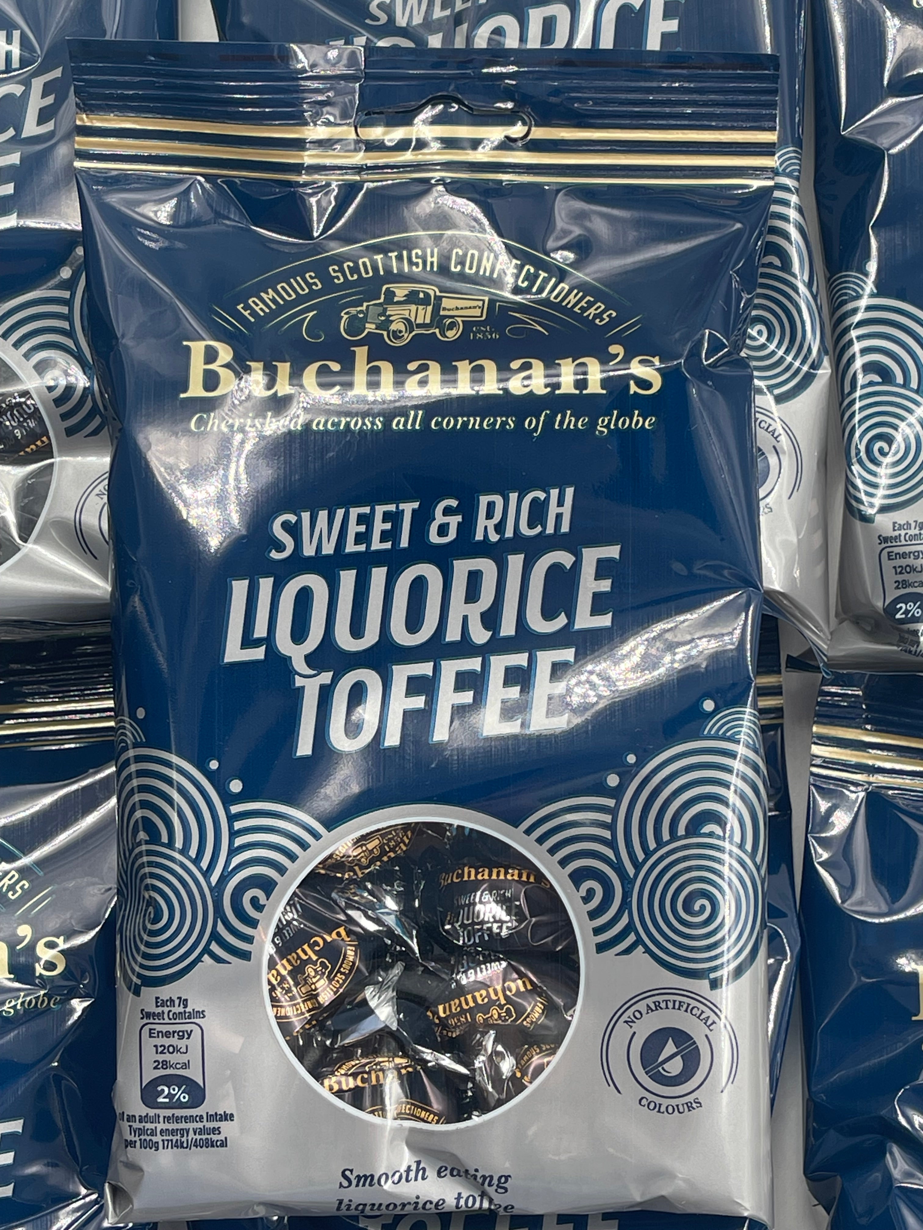 Buchanan’s Liquorice Toffee 120g – Sugar Boom