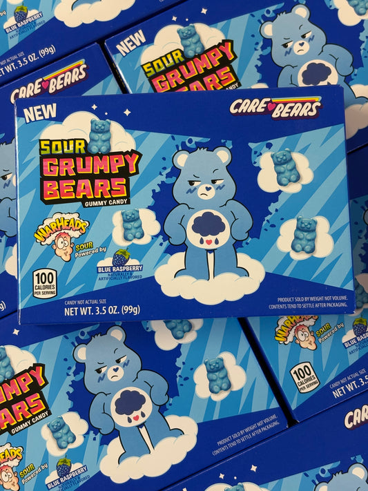 Warheads Sour Grumpy Bears Theatre Box 99g