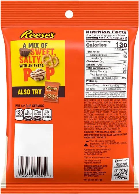Reese’s Popped Snack Mix 226g