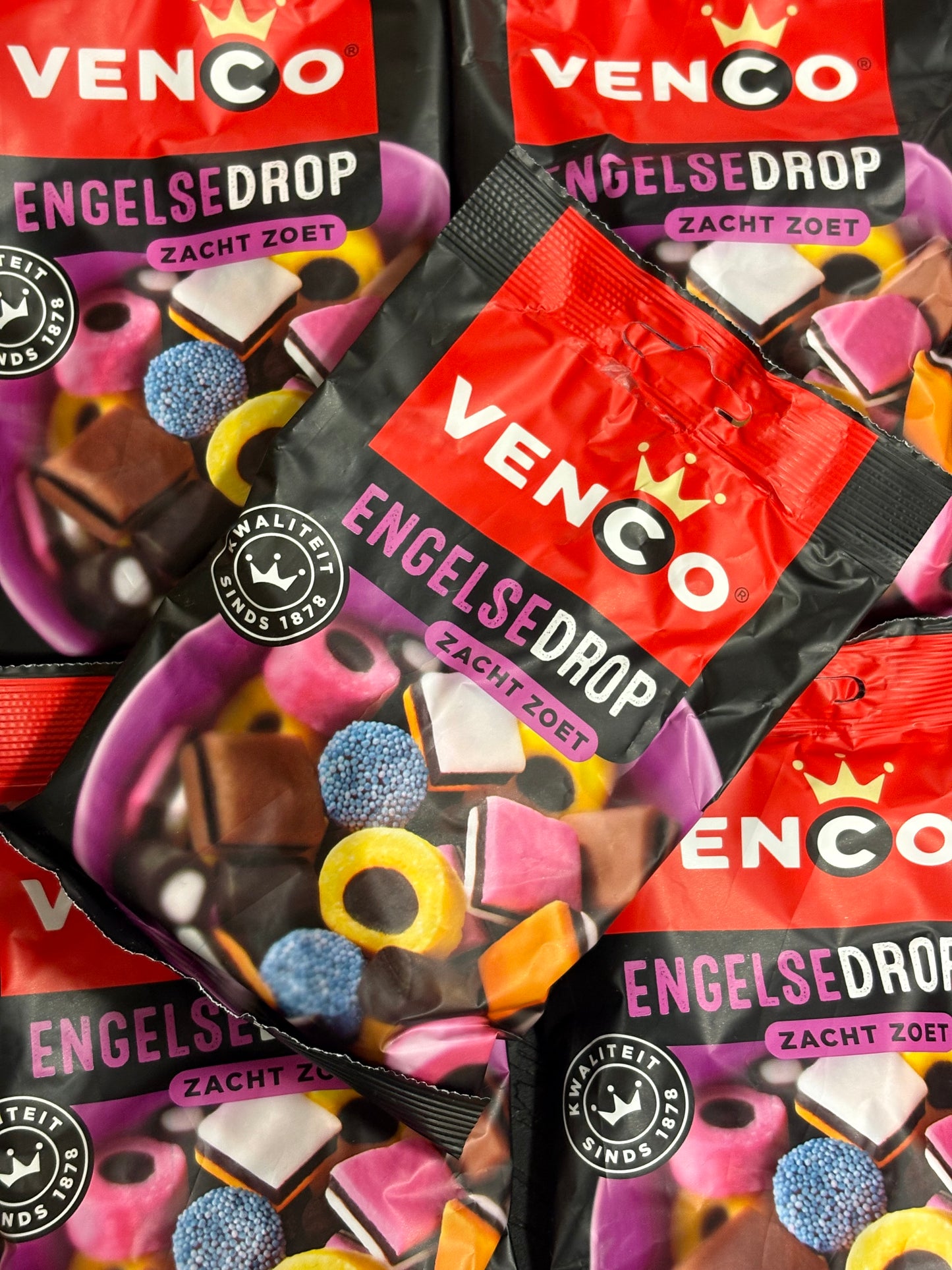 Venco School English Drop Licorice 100g REDUCED