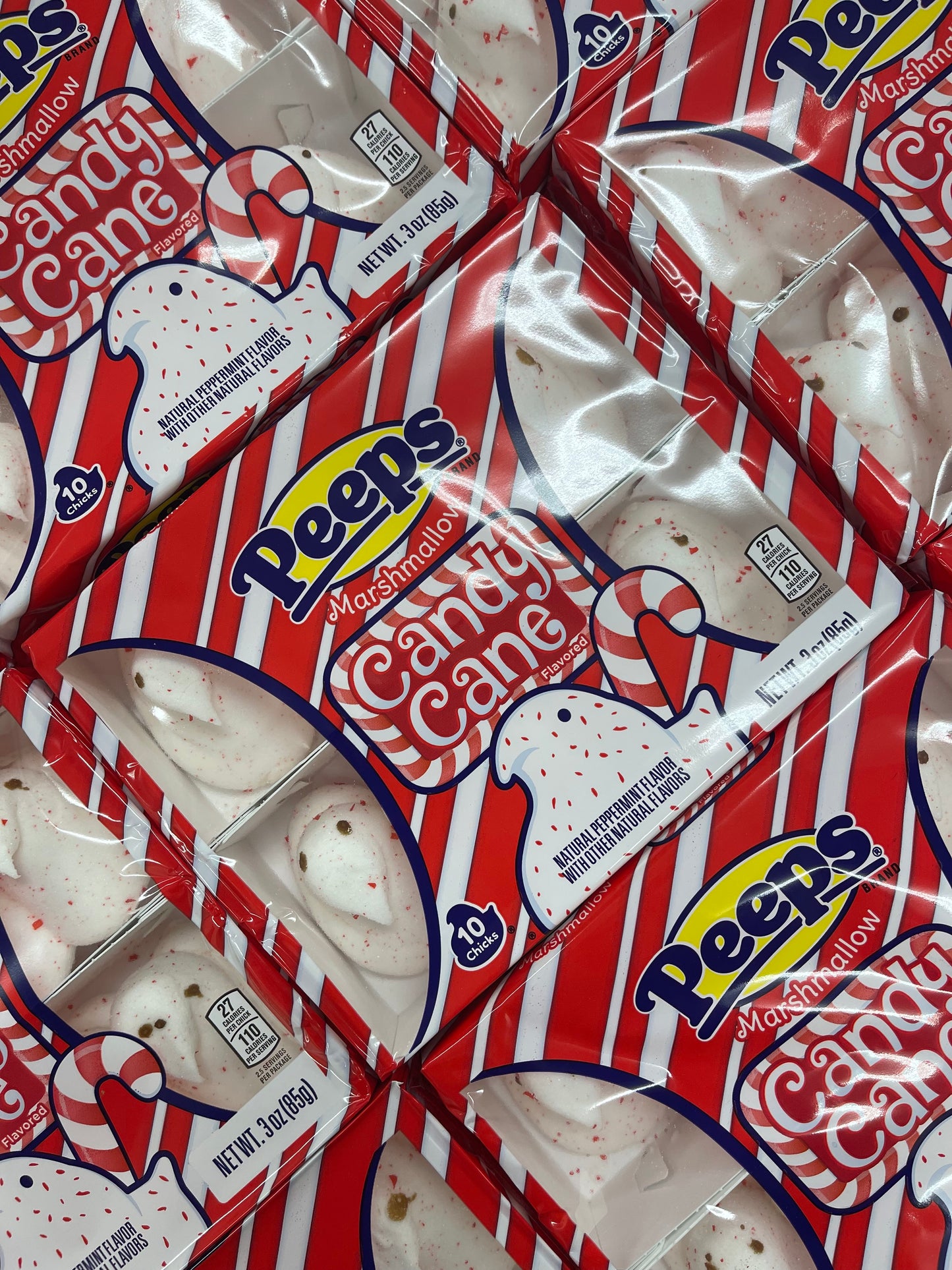 PEEPS Candy Cane Flavoured Chicks 85g