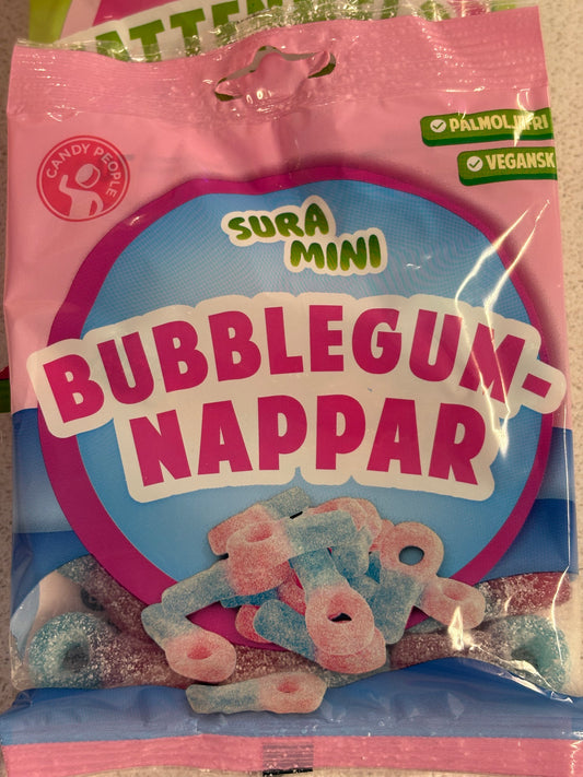 Candy People Sour Bubblegum Minis 70g
