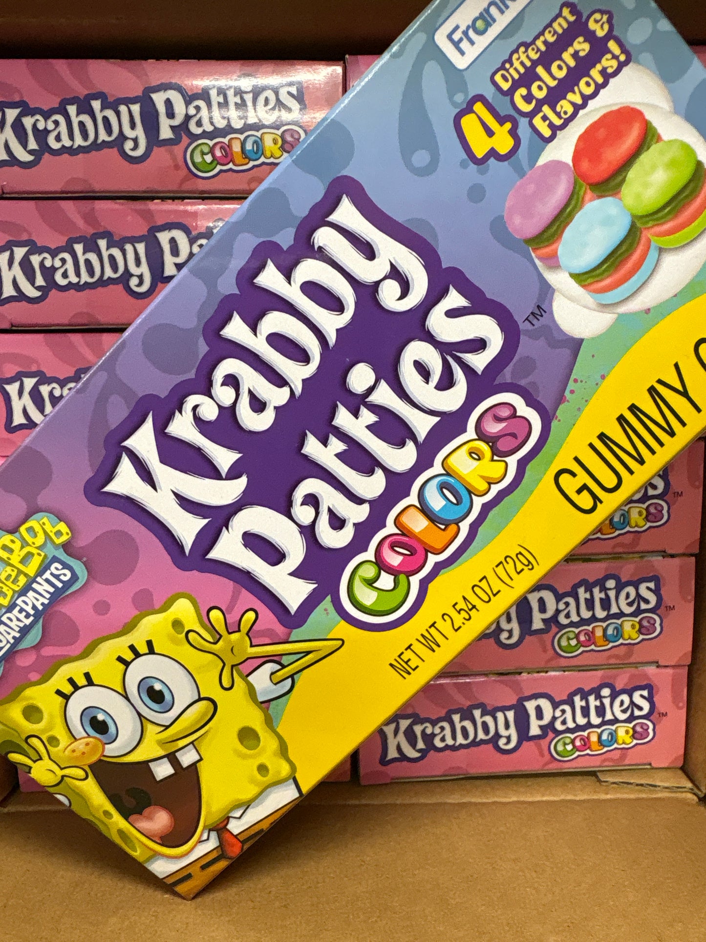 SpongeBob Krabby Patties Colours Theatre Box 72g