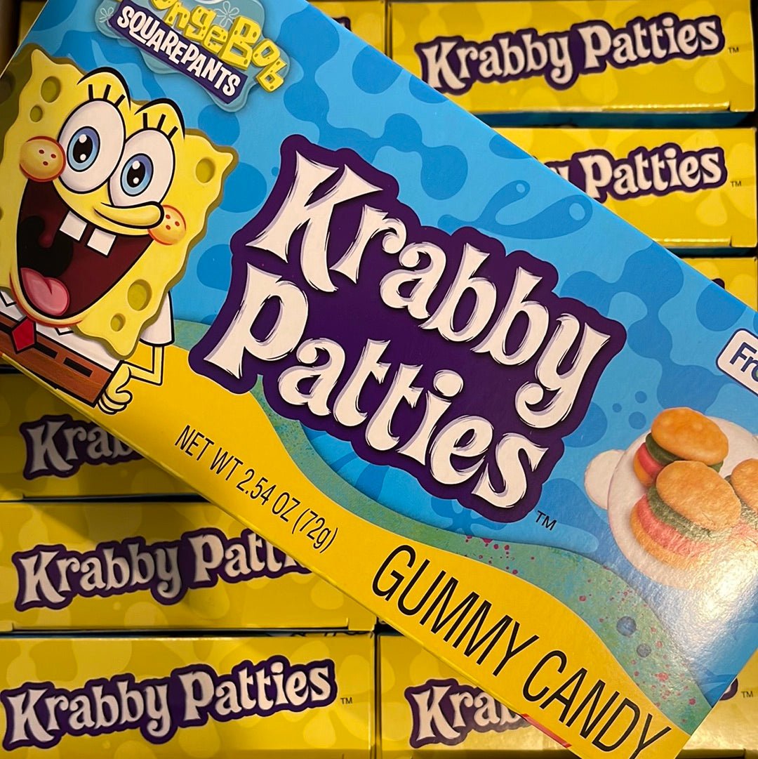 SpongeBob Krabby Patties Gummies Theatre Box 72g