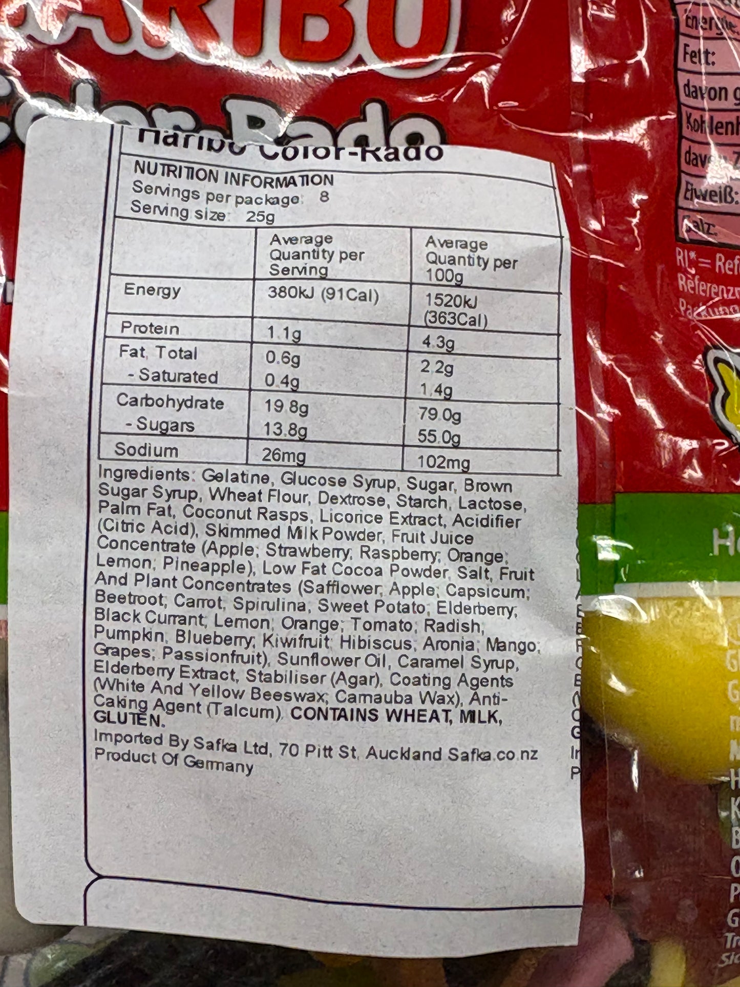 Haribo Color-Rado 175g