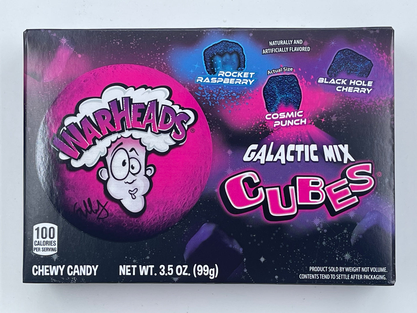 Warheads Galactic Cubes Theatre Box 99g