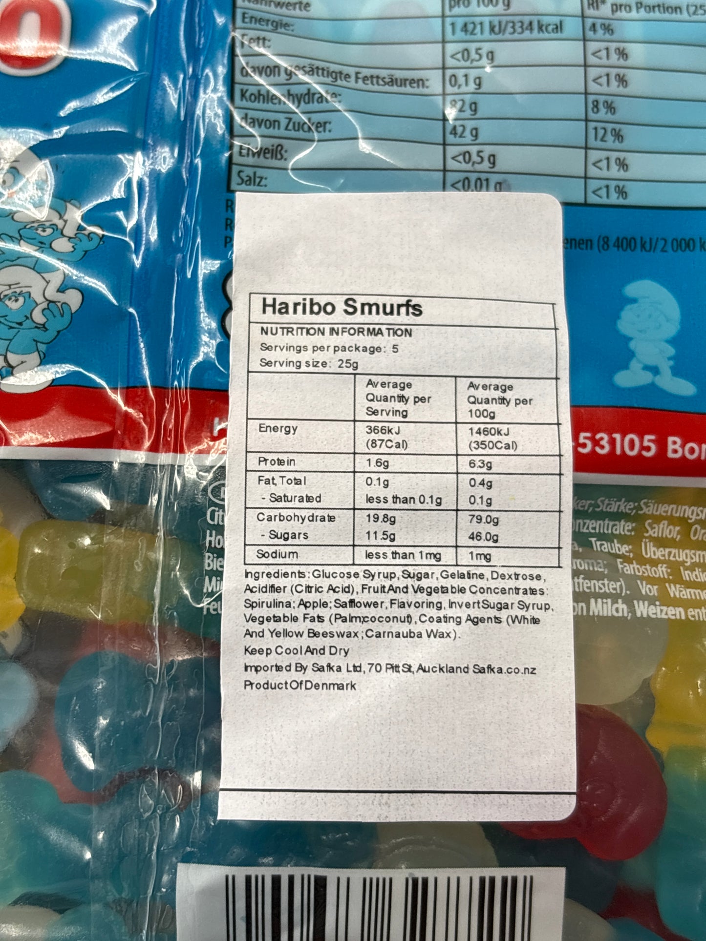 Haribo Smurfs 175g