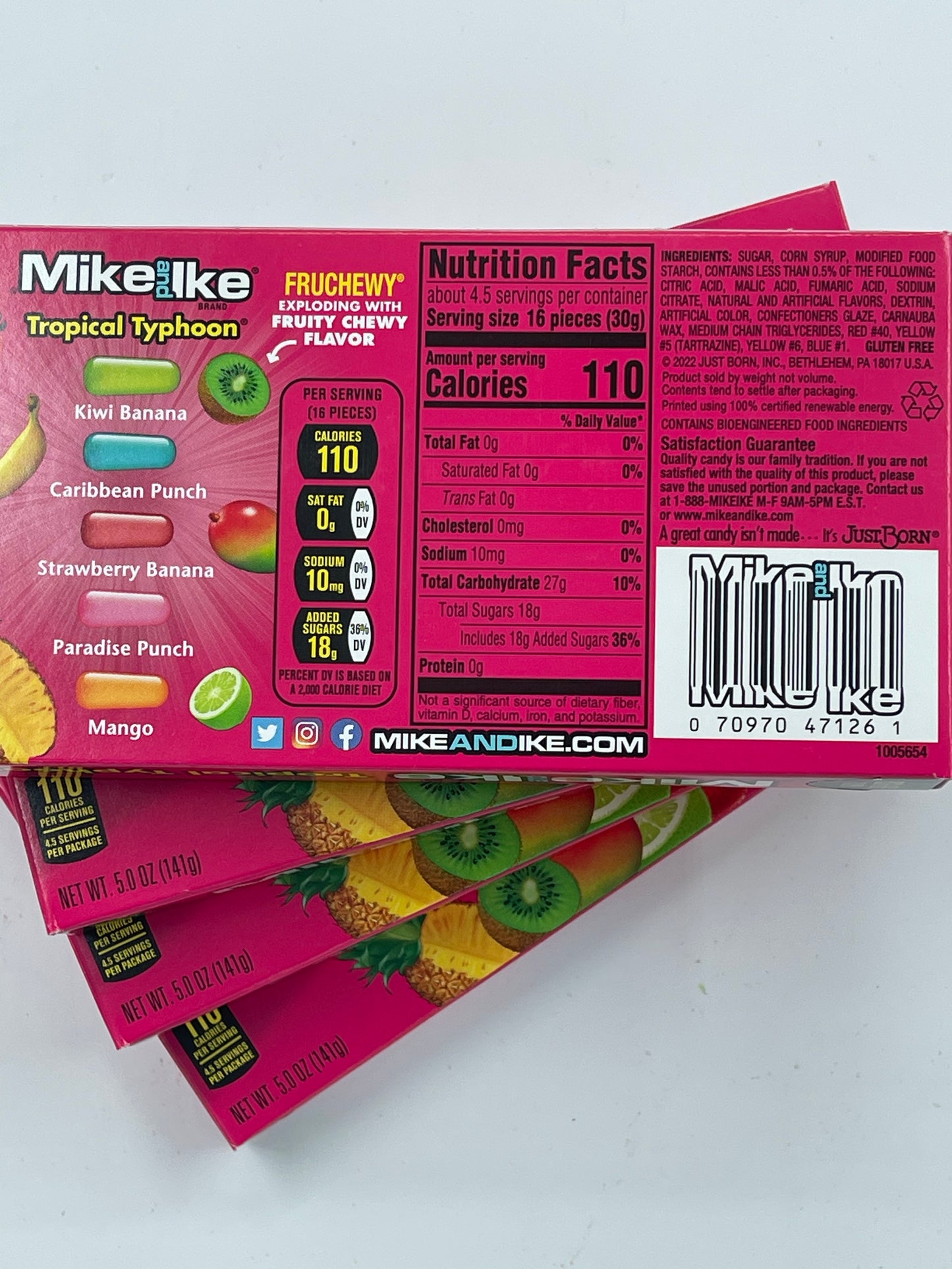 Mike & Ike Tropical Typhoon Theatre Box 120g