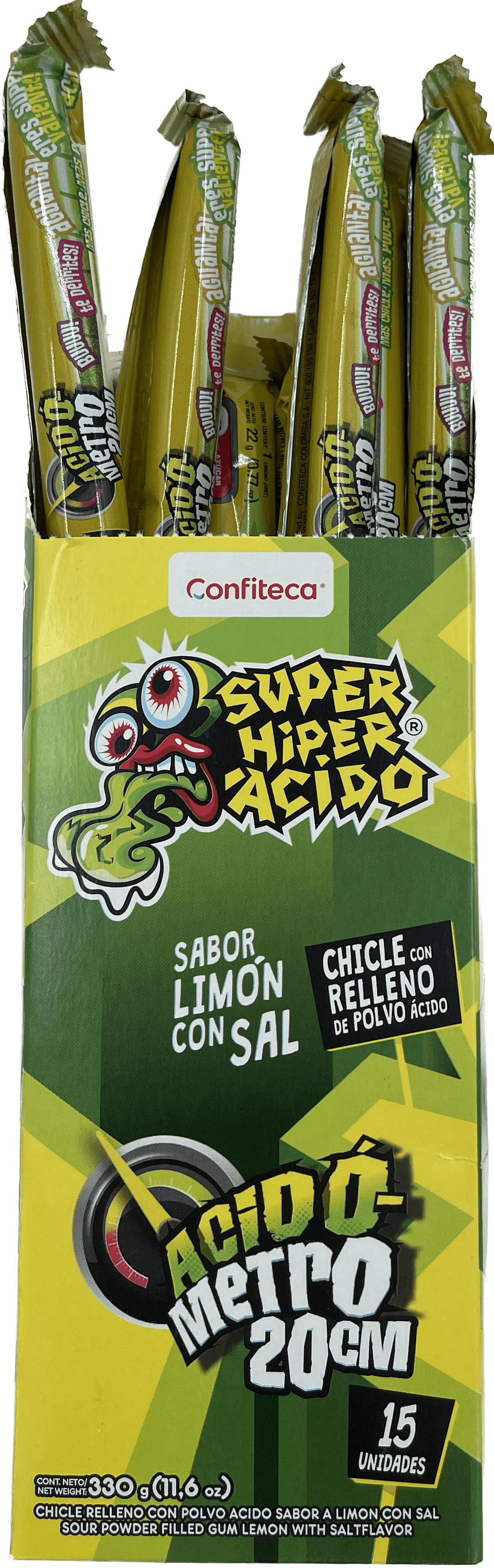 Super Hiper Acido Sticks 22g