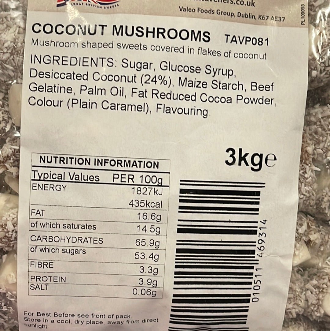 ***SHORT DATED Coconut Mushrooms 200g