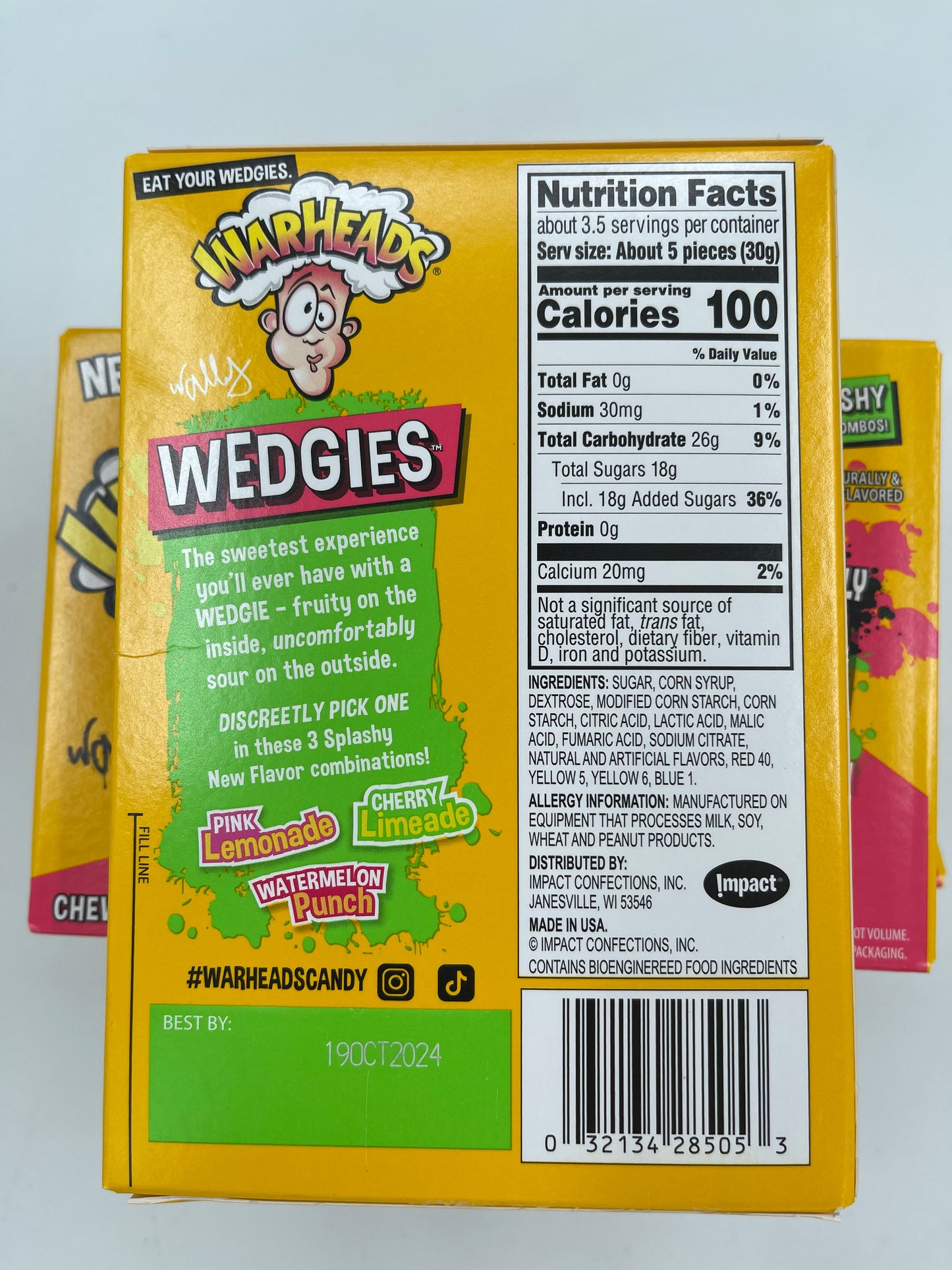 Warheads Wedgies Theatre Box 99g