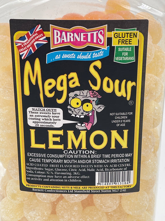 Barnetts MEGA SOUR Lemon