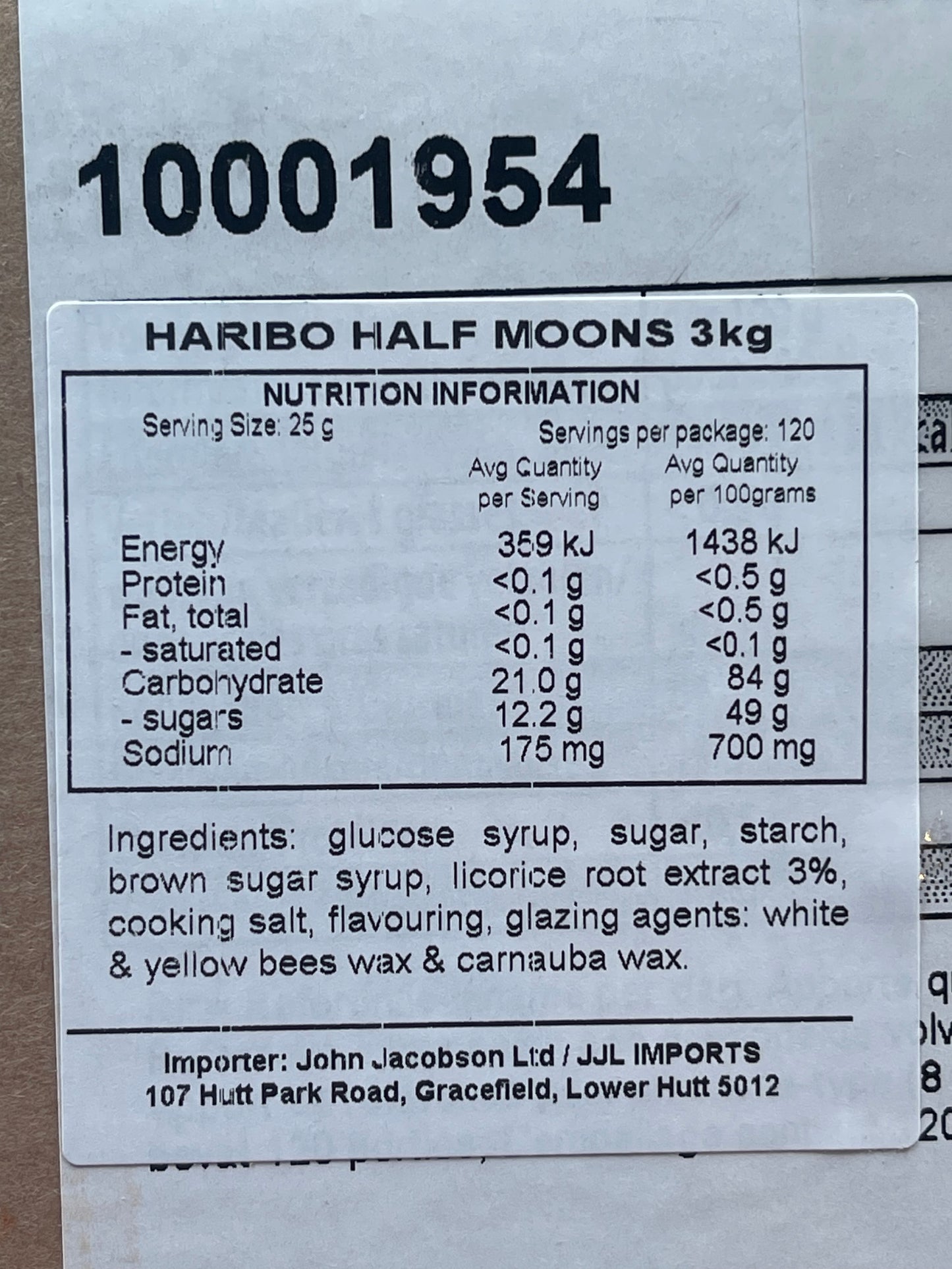 Haribo Half Moon Licorice