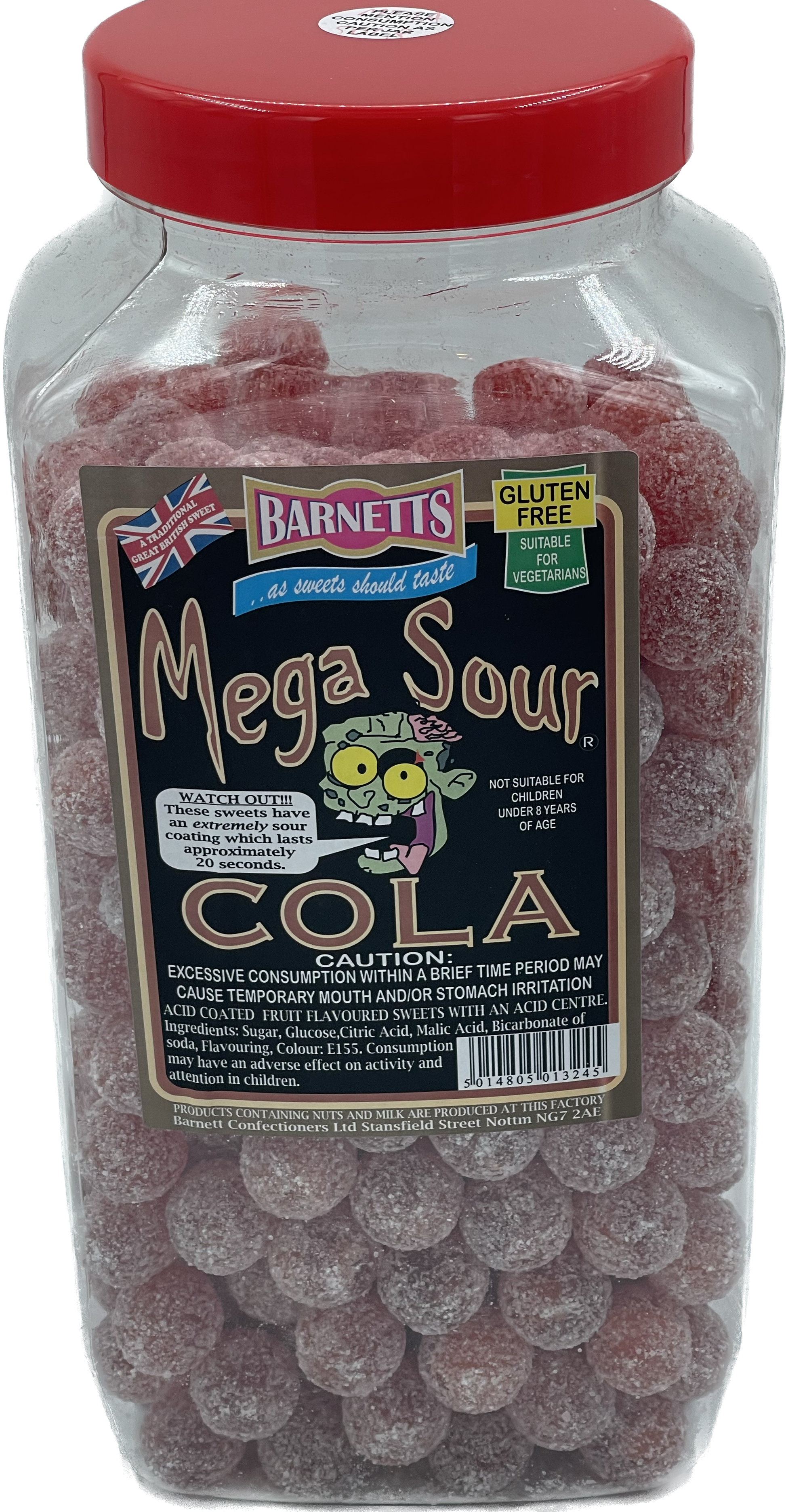 Barnetts MEGA SOUR Cola – Sugar Boom