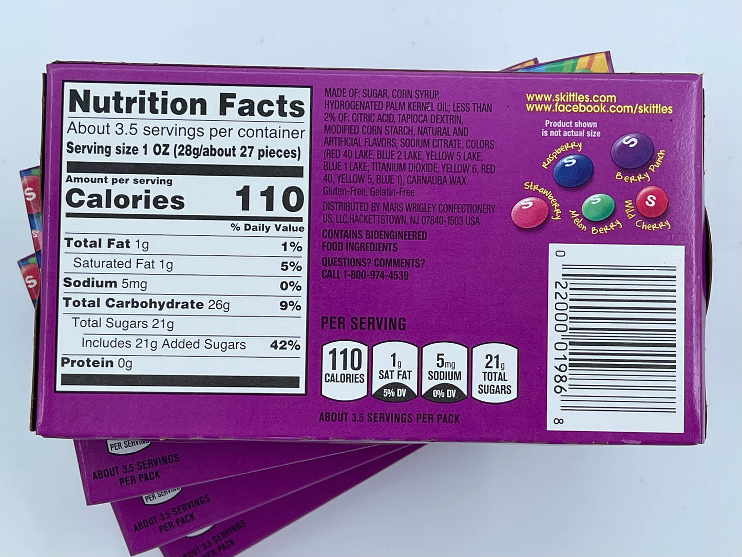 Wild Berry Skittles Theatre Box 99g