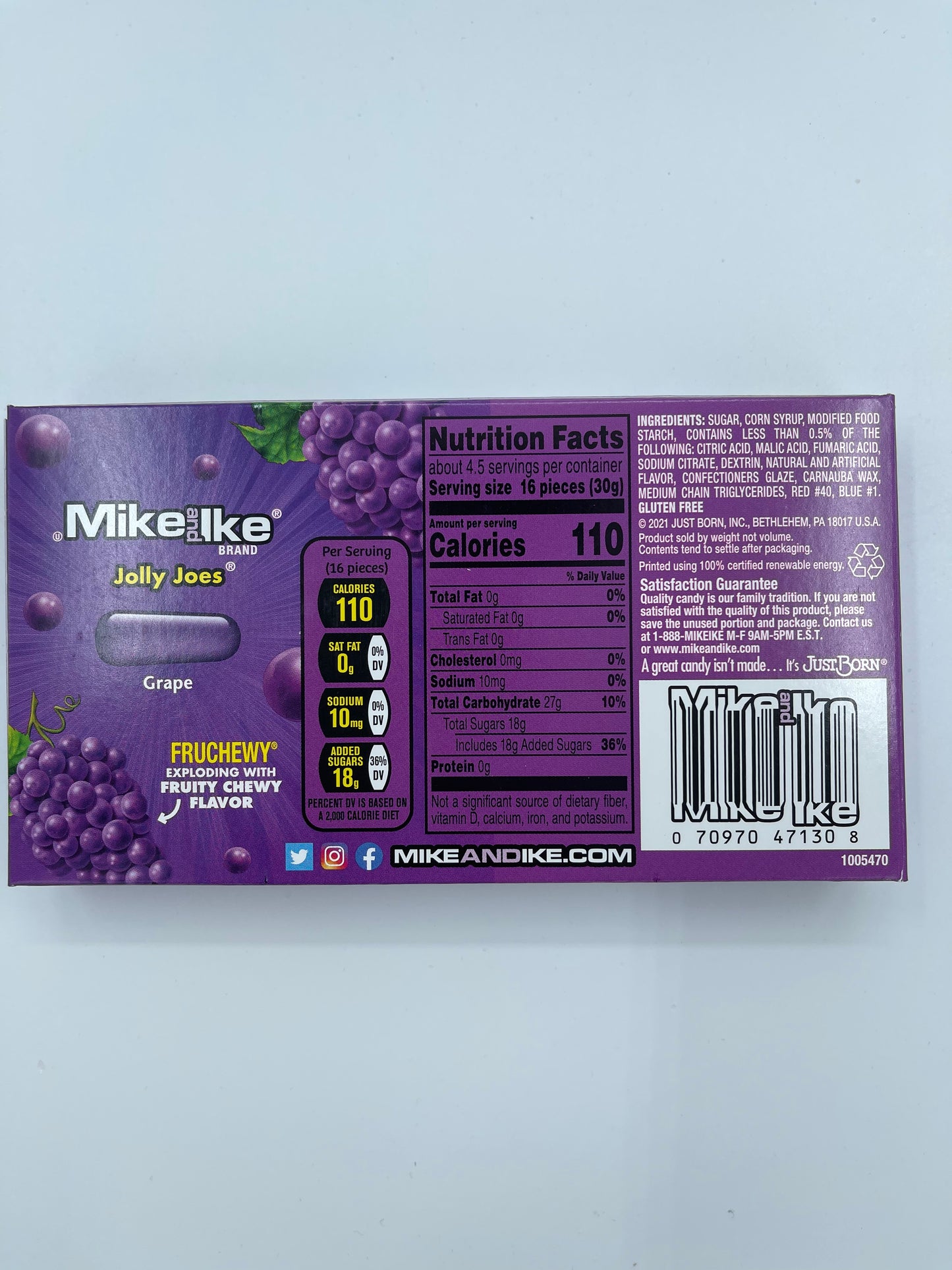 Mike & Ike Jolly Joes Theatre Box 120g