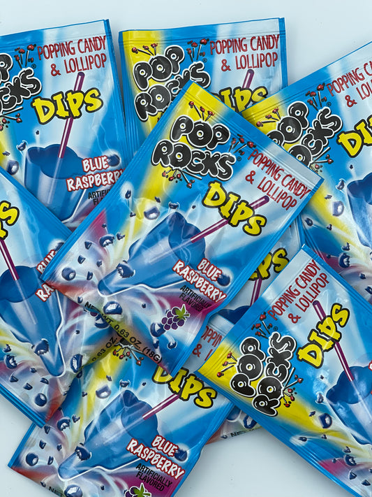 Pop Rocks Dips Blue Raspberry