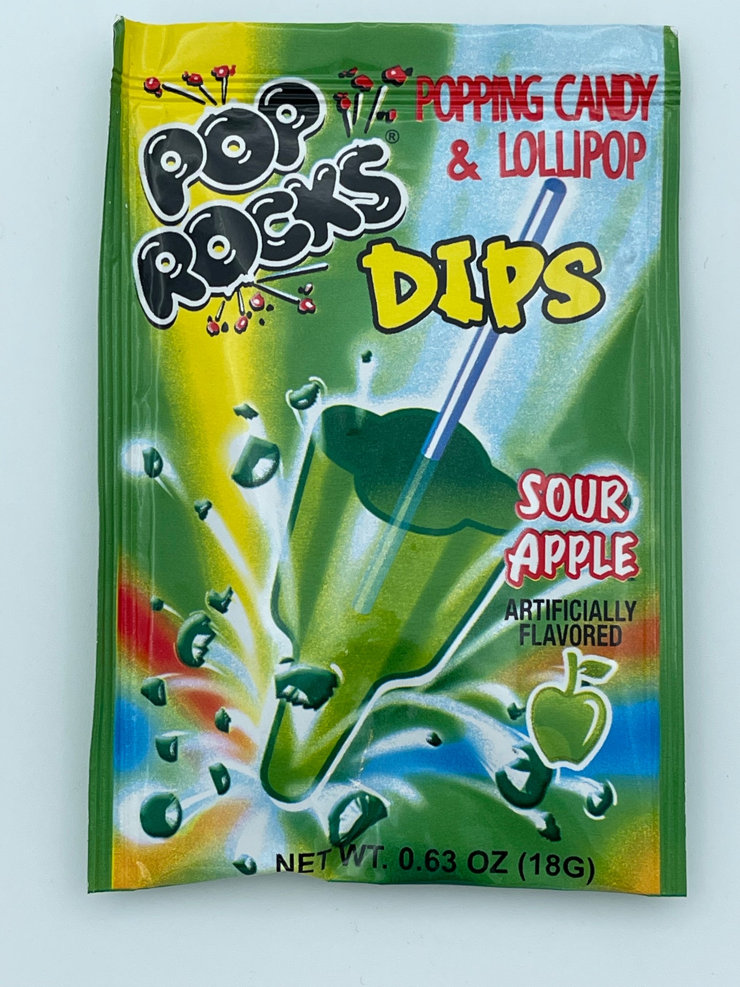 Pop Rocks Dips Sour Apple