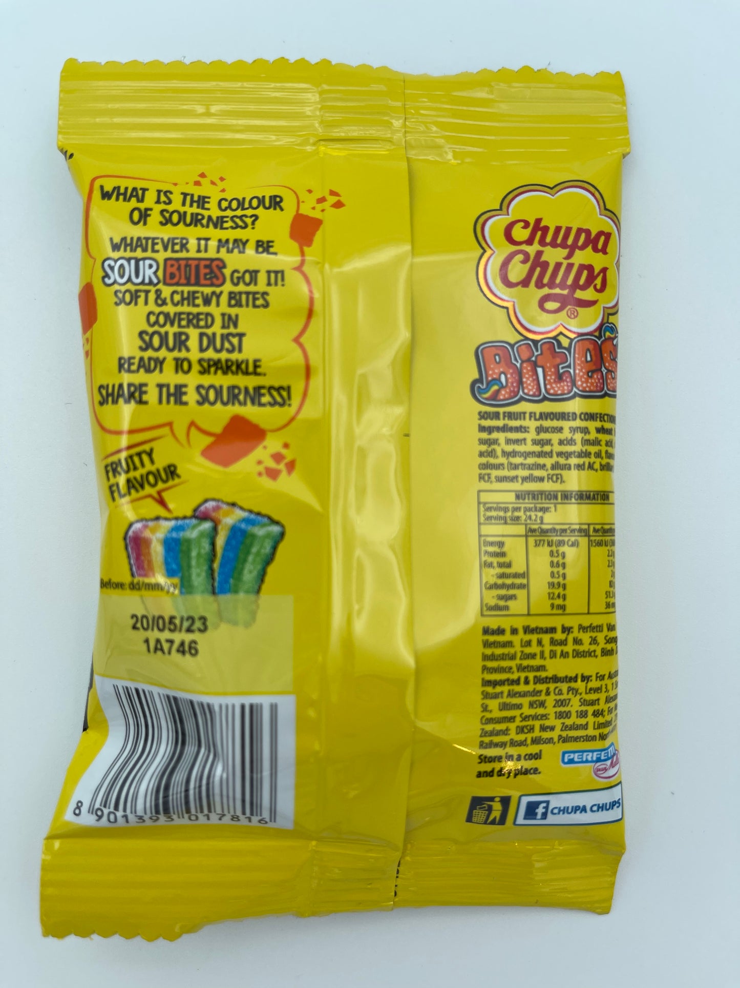 Chupa Chups Sour Bites 24g