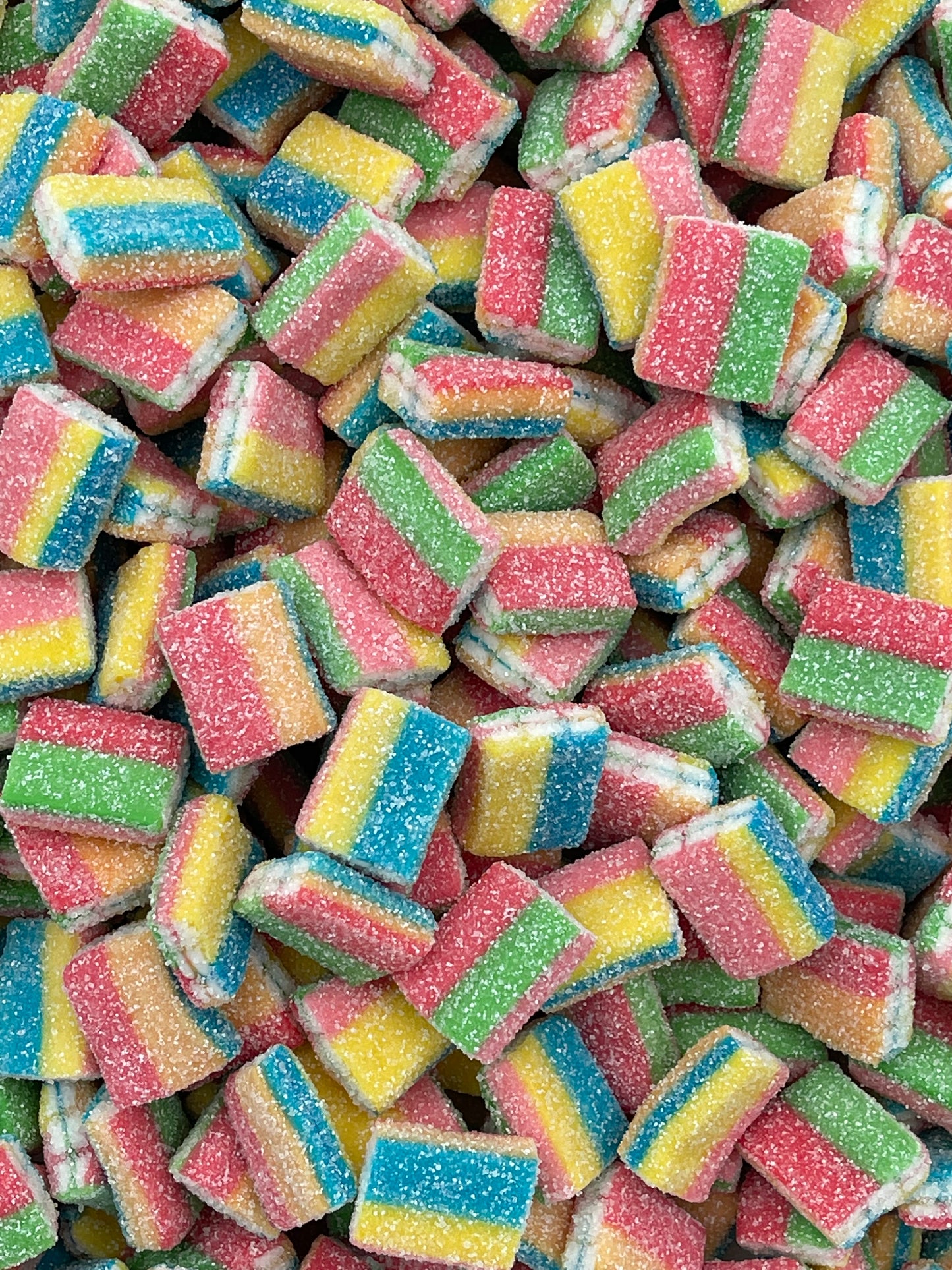 Fizzy Rainbow Bricks