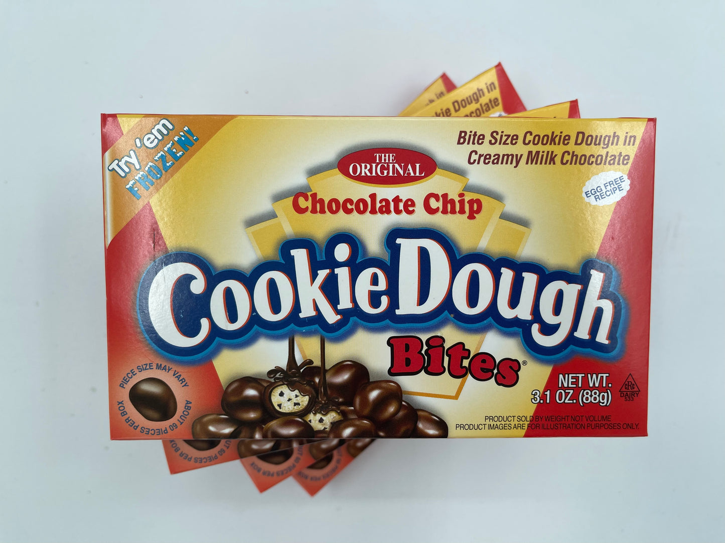 *BB 20 Oct**Chocolate Chip Cookie Dough Bites Theatre Box 88g