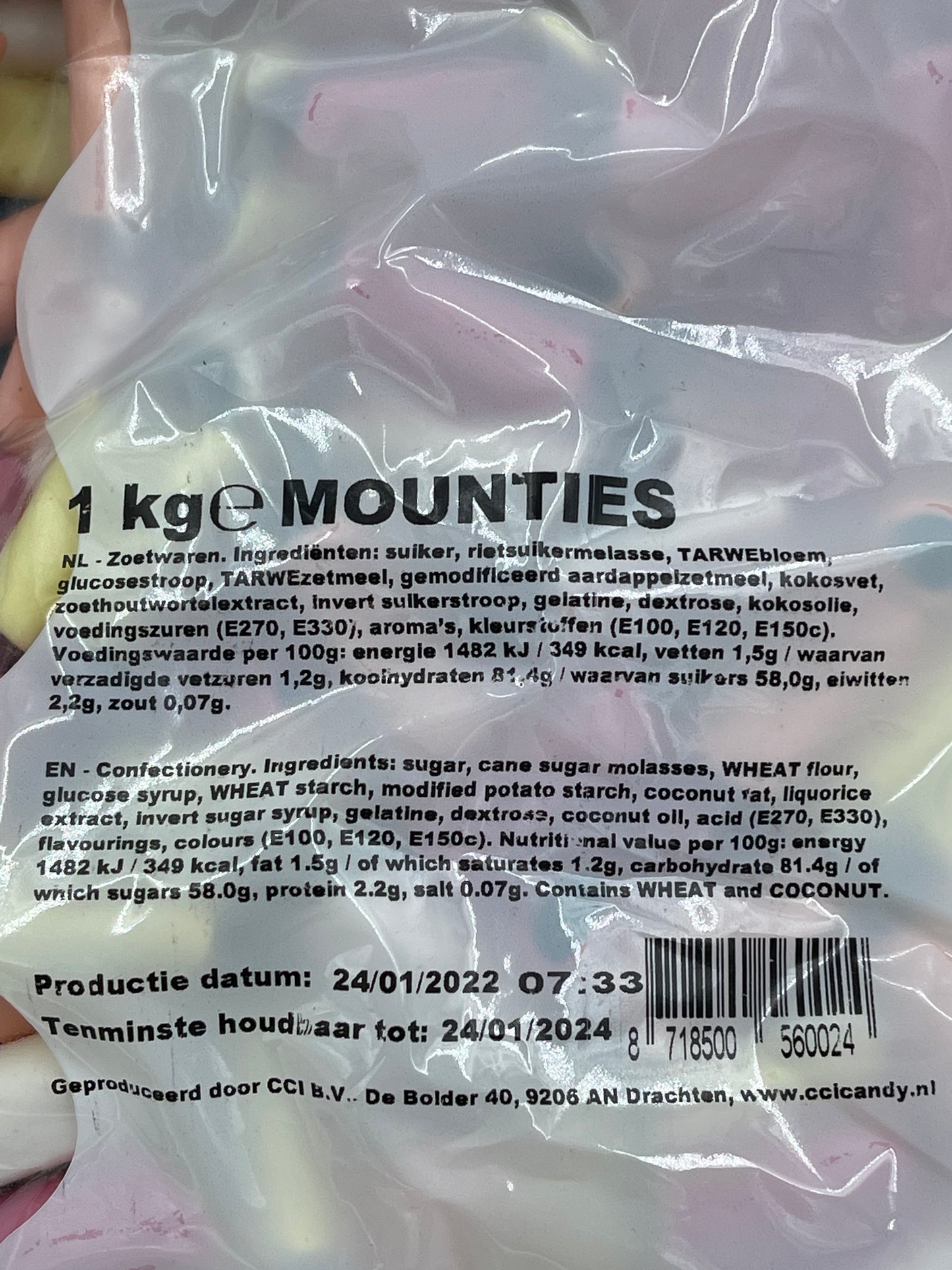 Mounties Fruit Sticks Licorice