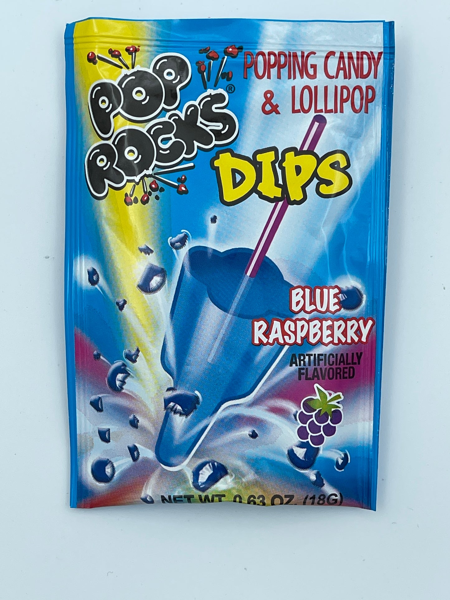 Pop Rocks Dips Blue Raspberry