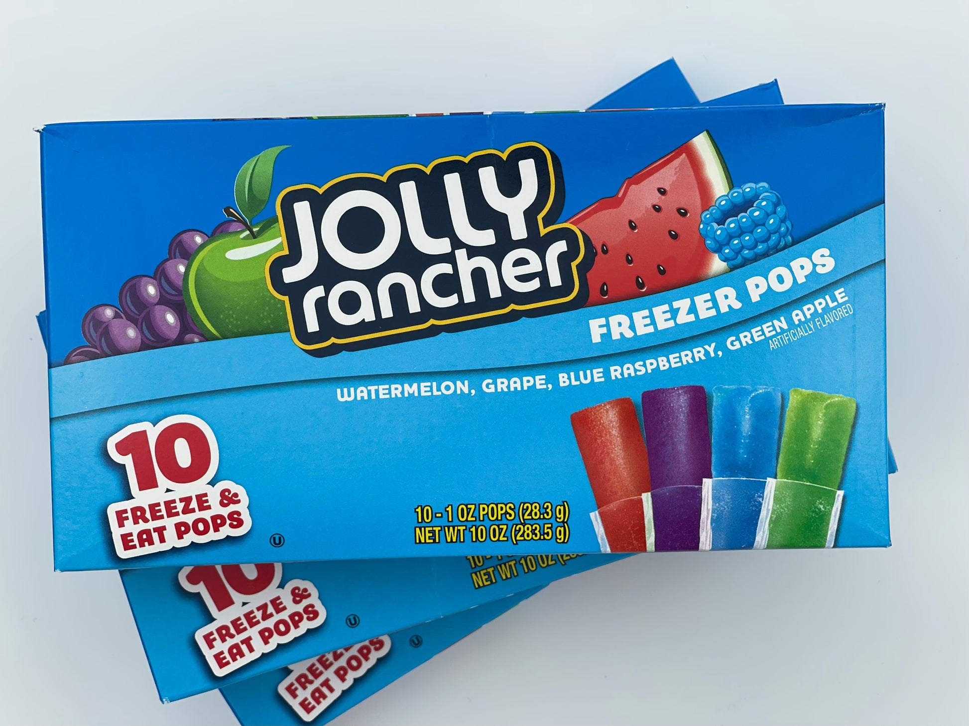 Jolly Rancher Freezer Pops 10pk Sugar Boom