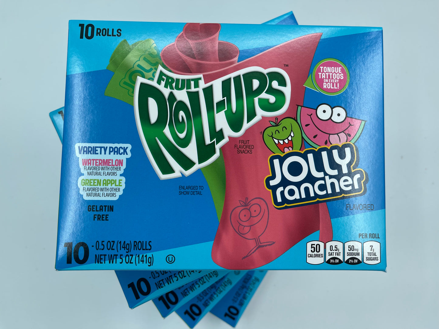 Fruit Roll-Ups Jolly Rancher Box of 10 x 14g