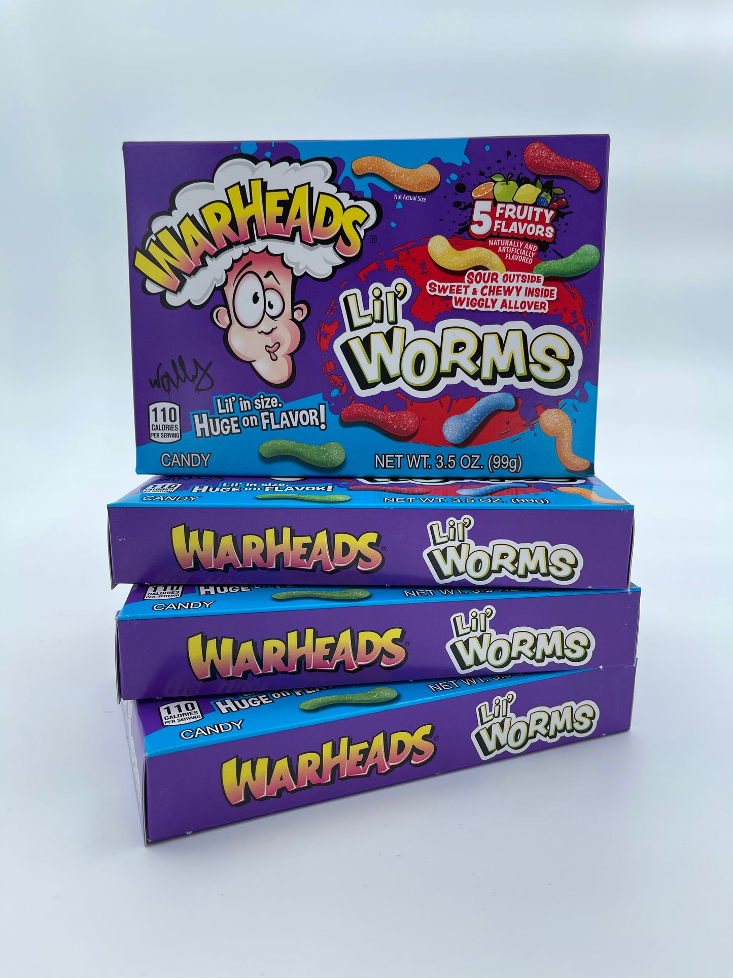 Warheads Lil’ Worms Theatre Box 99g